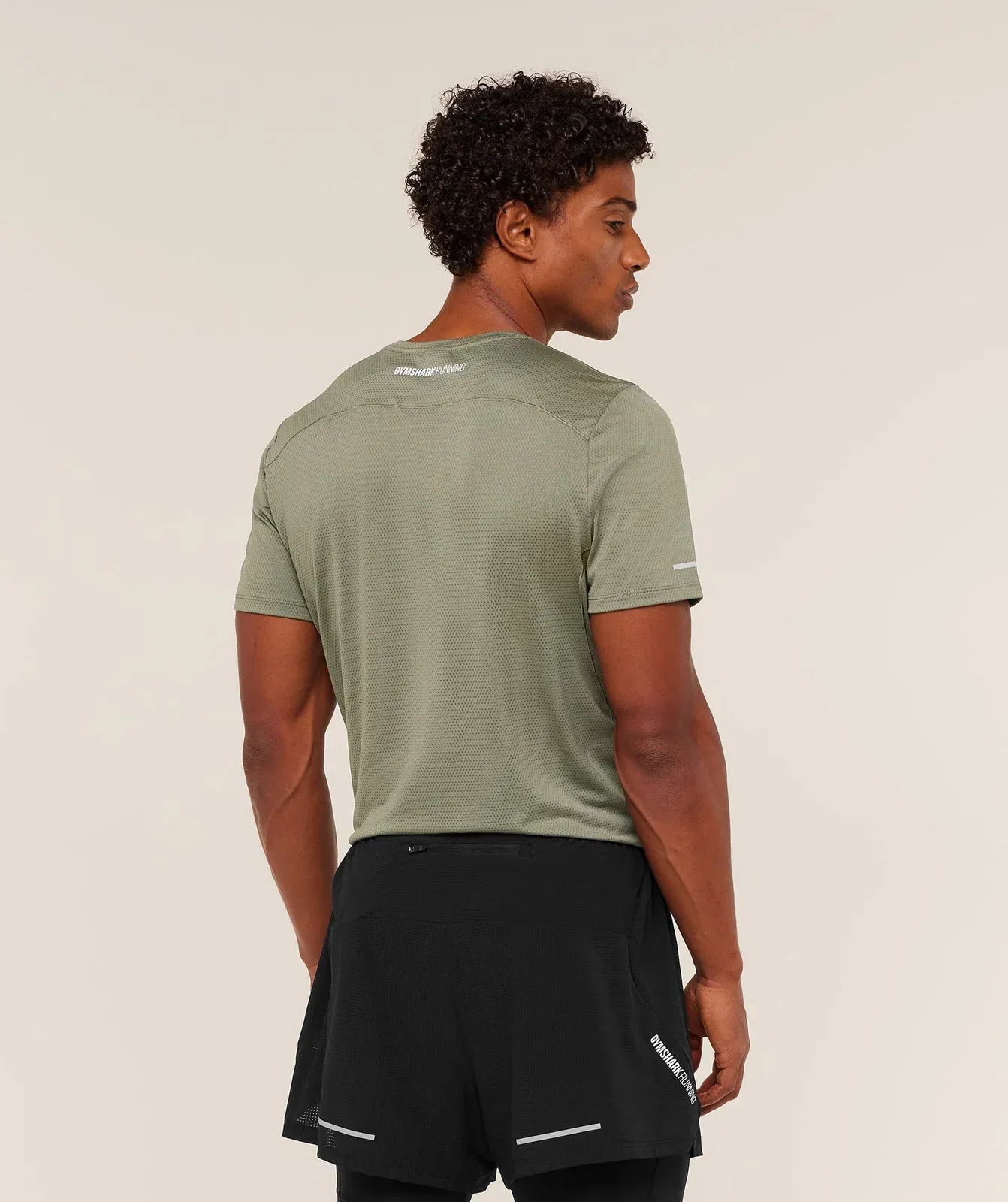 Gymshark Running T-Shirt - Base Green