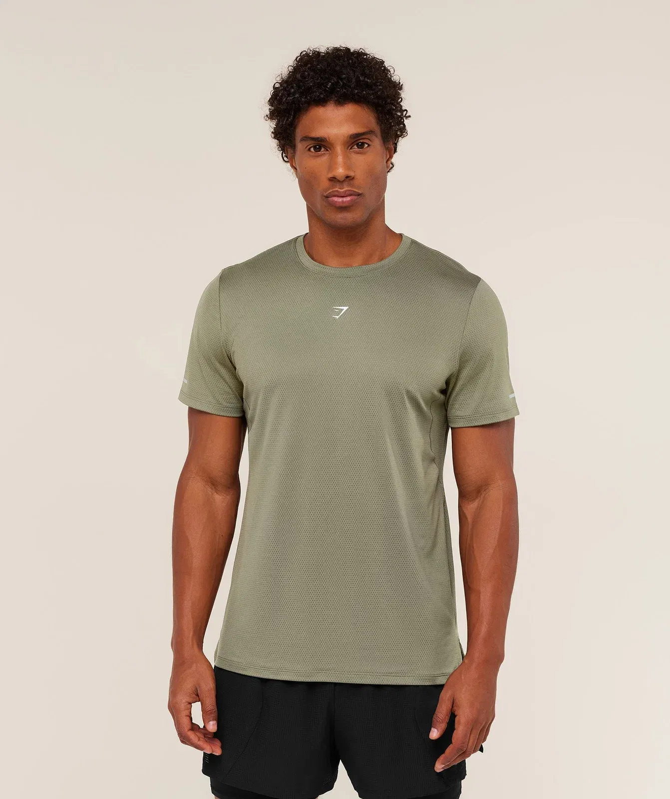Gymshark Running T-Shirt - Base Green