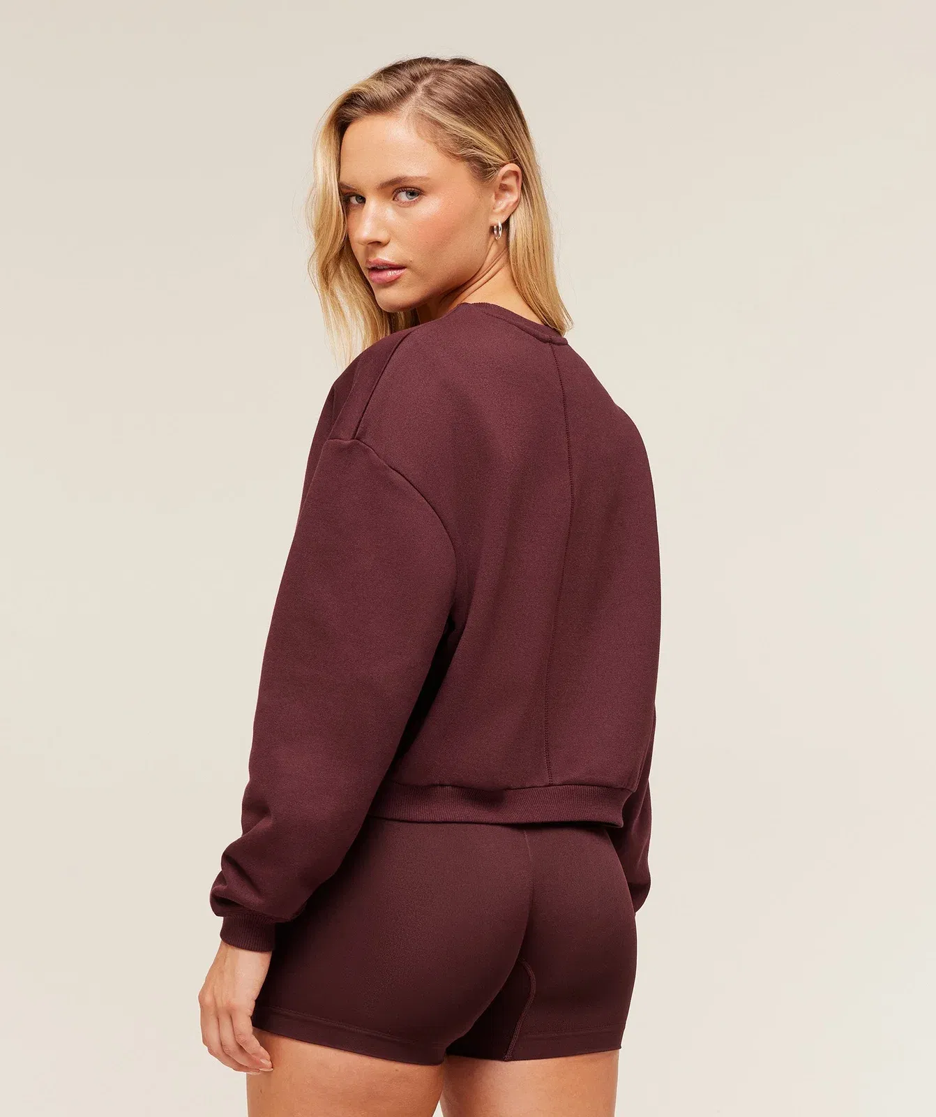Gymshark Cosy Luxe Sweatshirt - Rich Maroon