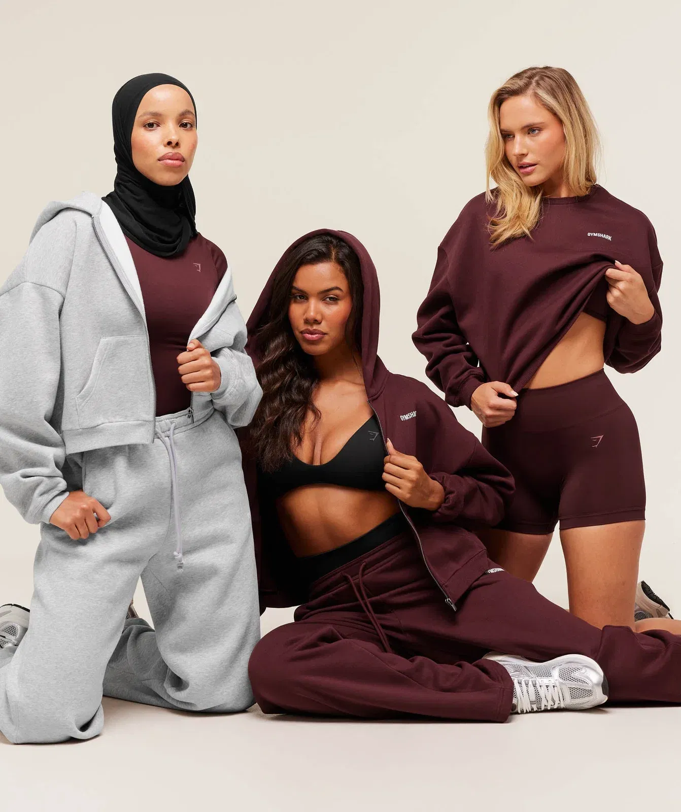 Gymshark Cosy Luxe Sweatshirt - Rich Maroon
