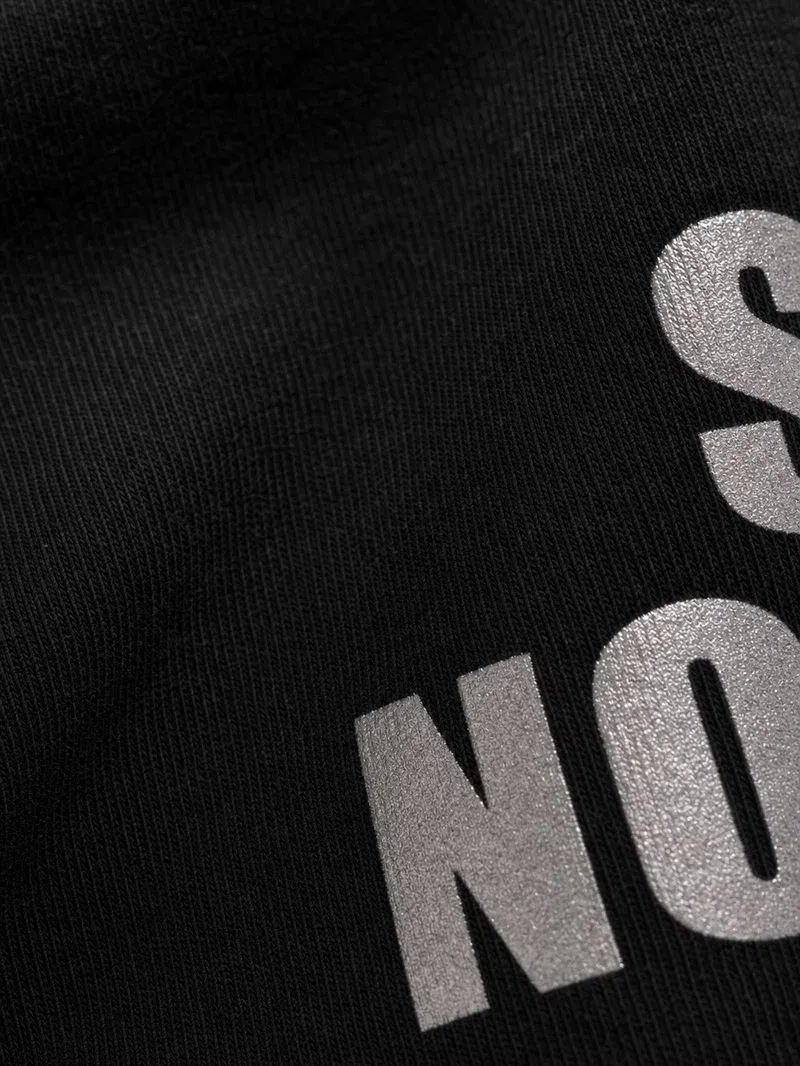 Forfksake No Fashion Double Layered T-Shirt Black