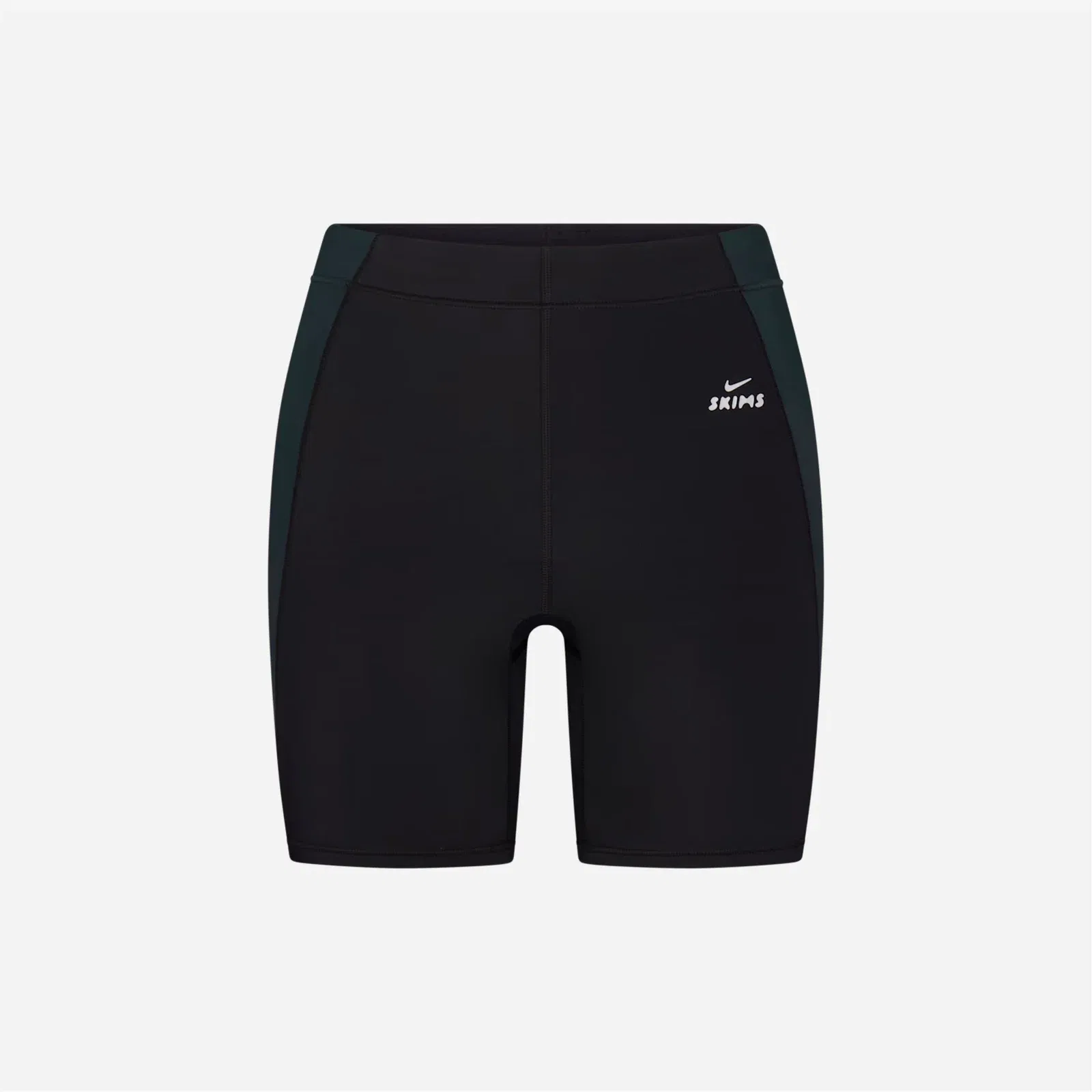 Nike X Skims Shine High-Waisted 5" Biker Shorts Obsidian Dark Teal