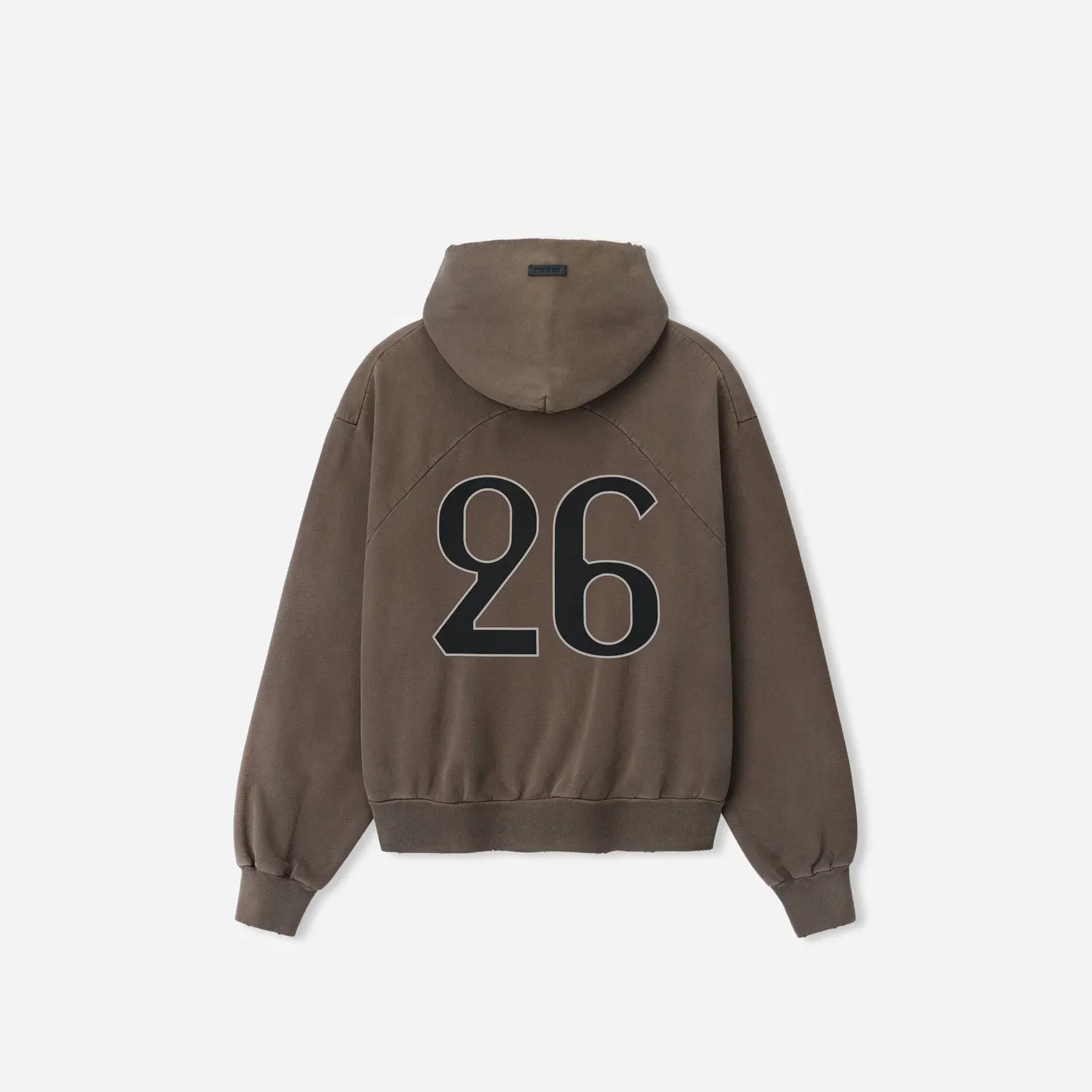 Fear Of God 26 Classic Half Raglan Hoodie Faded Brown
