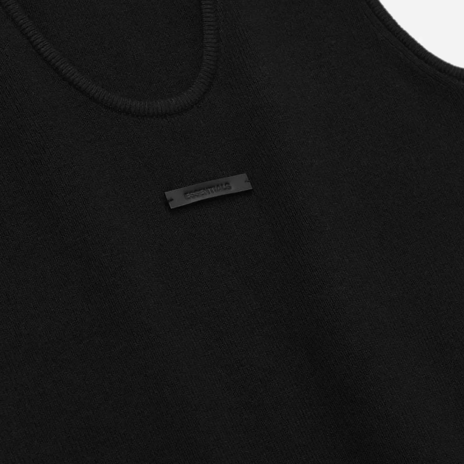 Fear Of God Essentials Rib Tank Vintage Black WMNS