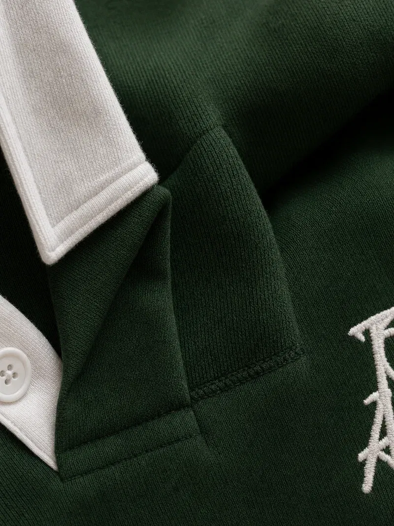 Be Autyst Green Polo Sweatshirt