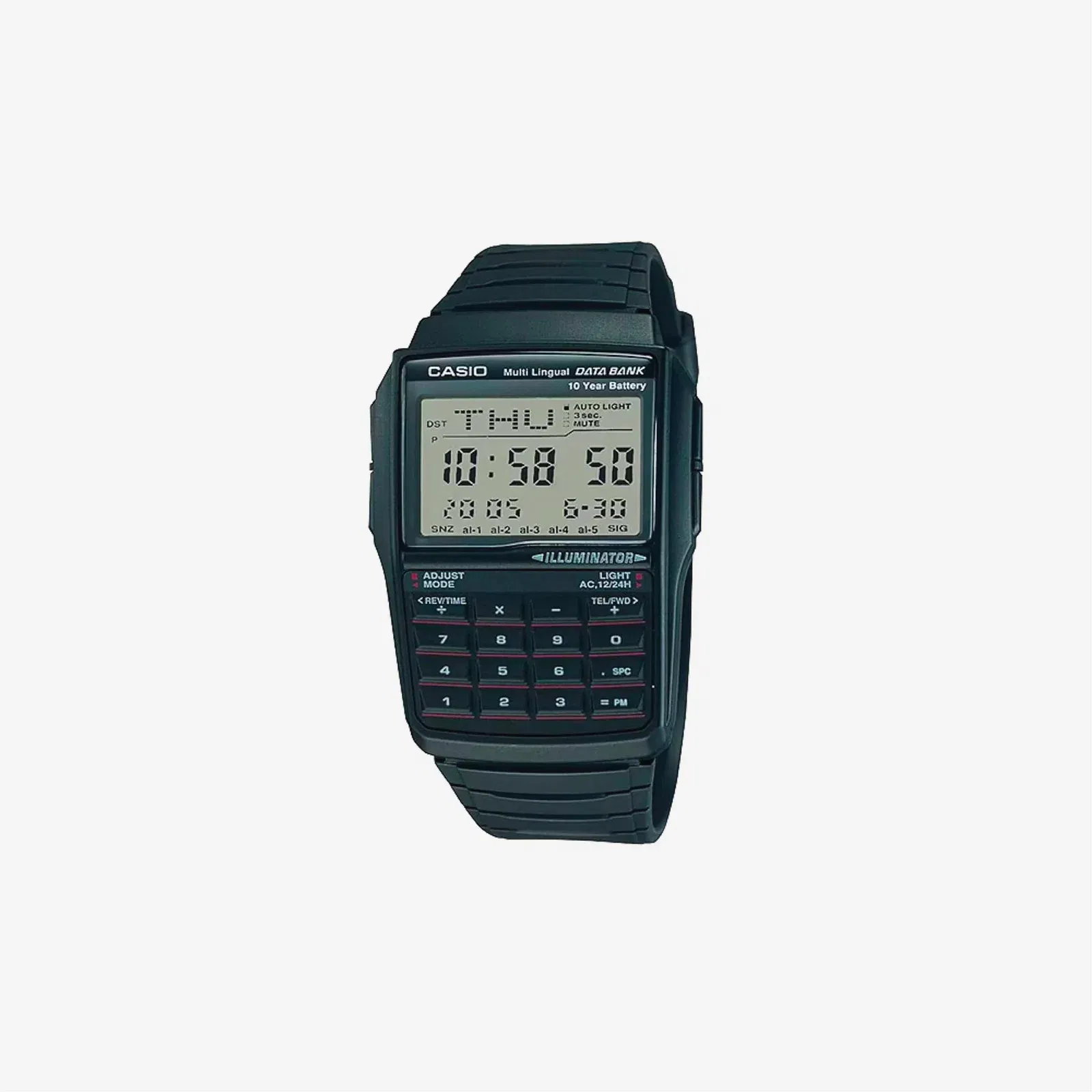 Casio Vintage DBC-32-1ADF Data Bank Black Digital Watch