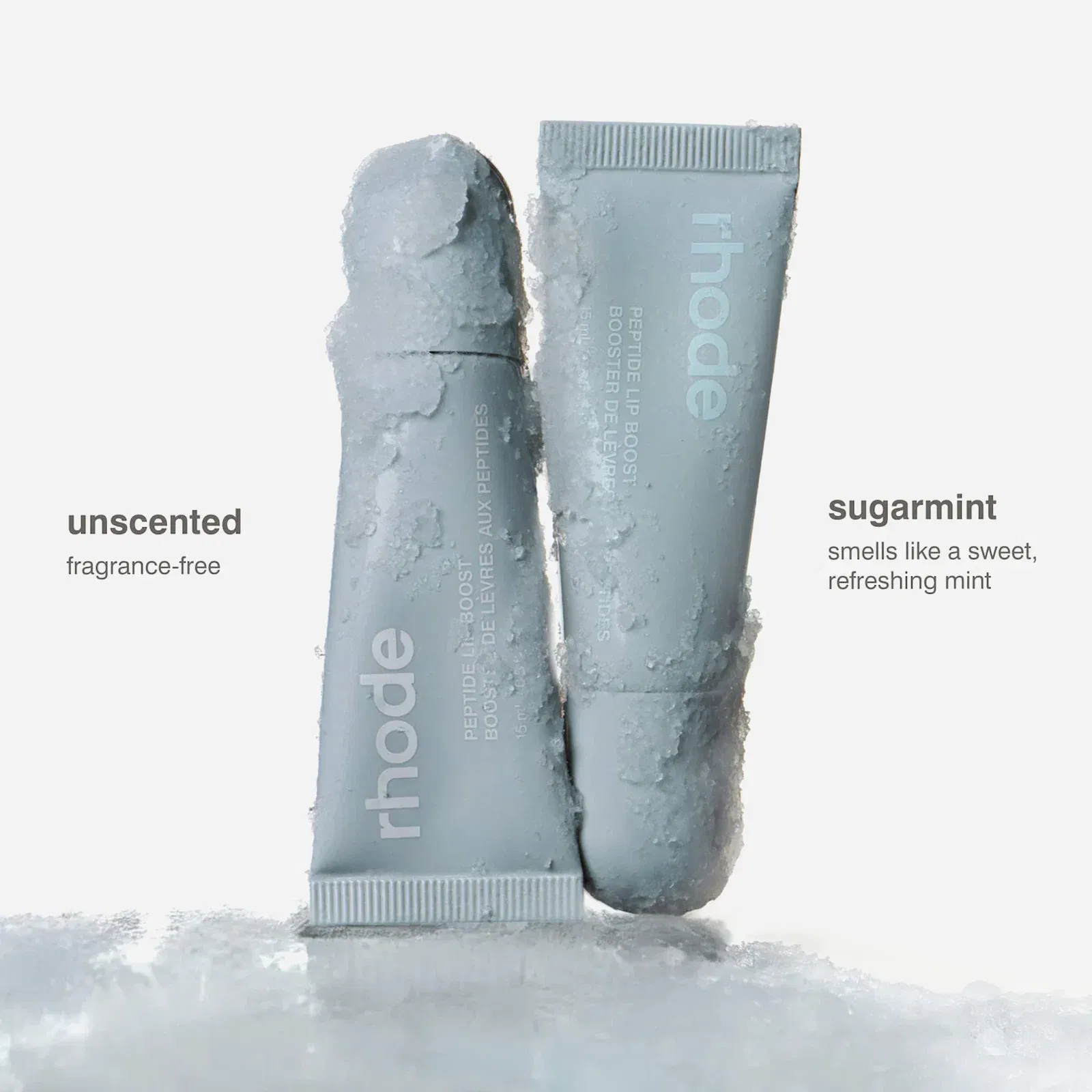 RHODE The Lip Boost Set Plumping Lip Mask - Sugarmint + Unscented