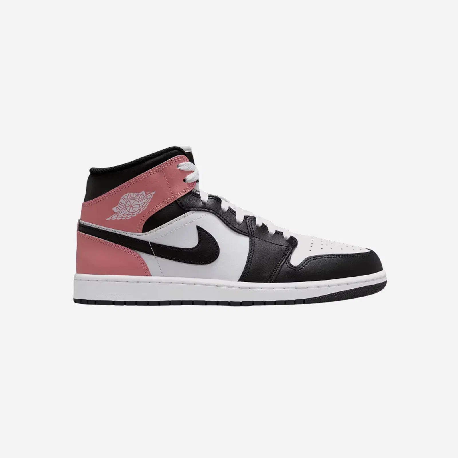 Jordan 1 Mid White Rust Pink Black