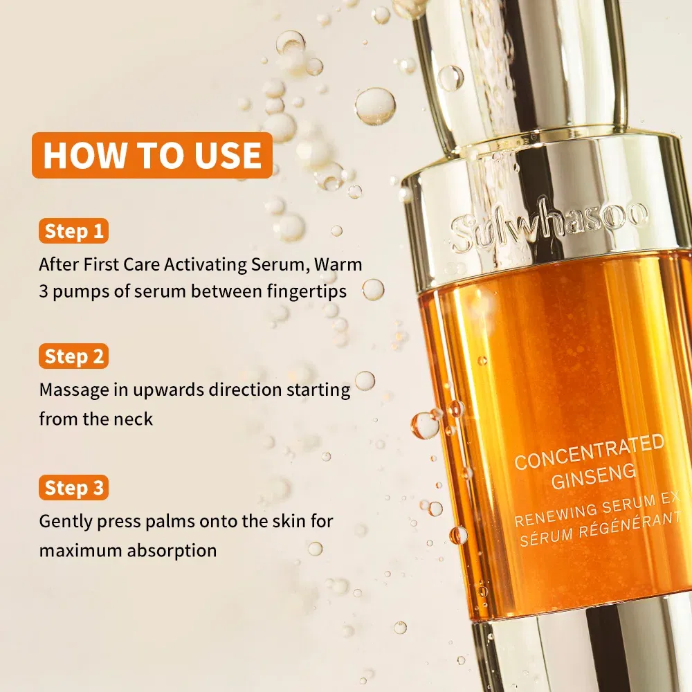 Sulwhasoo Concentrated Ginseng Renewing Serum Ex (60ml) - Sulwhasoo