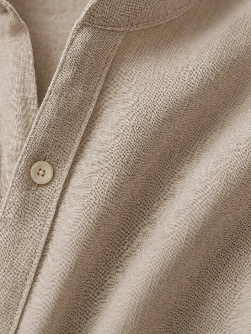 CAPRI LINEN SUMMER SHIRT BEIGE