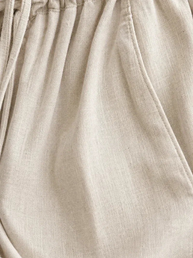 LINEN PANTS BEIGE