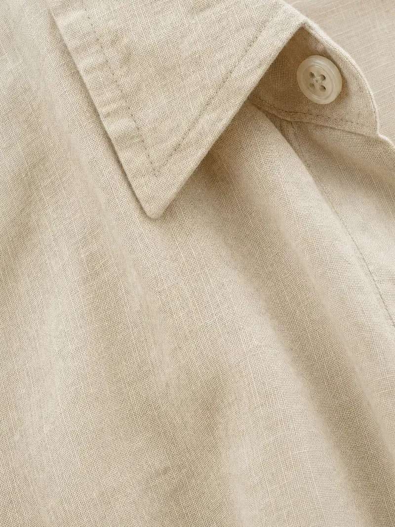 LINEN SHIRT BEIGE