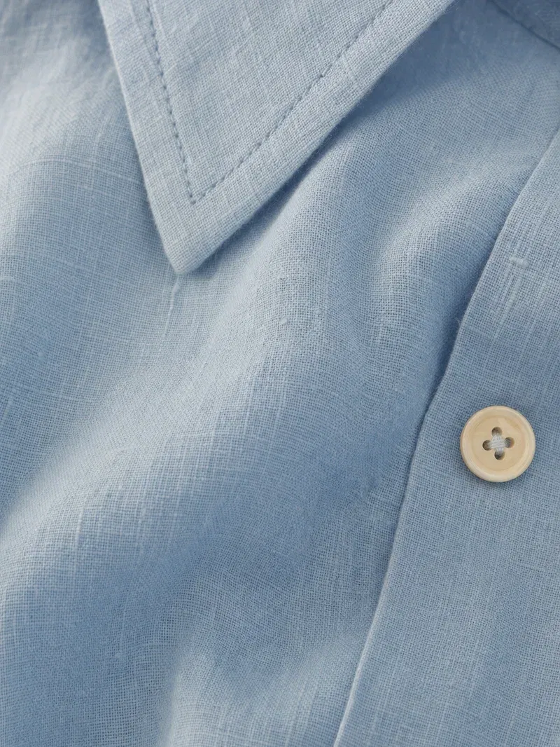 LINEN SHIRT BLUE