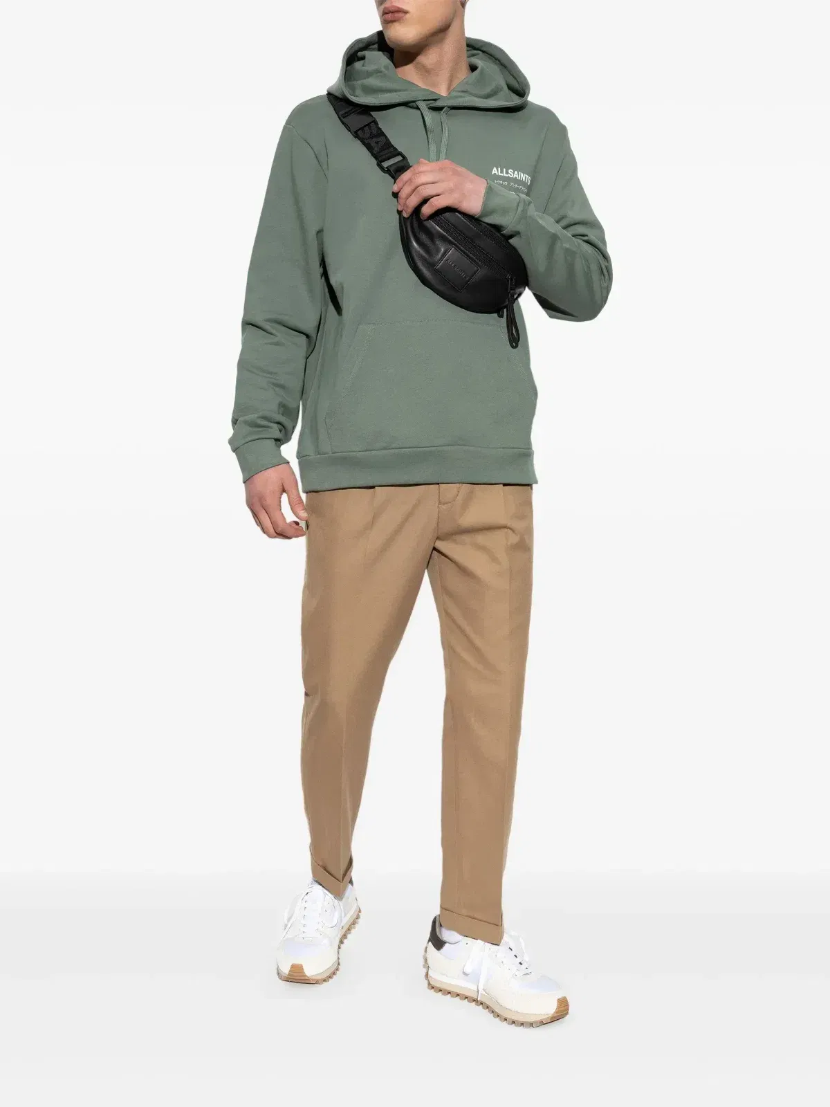 AllSaints Underground Oth Hoodie in Groen