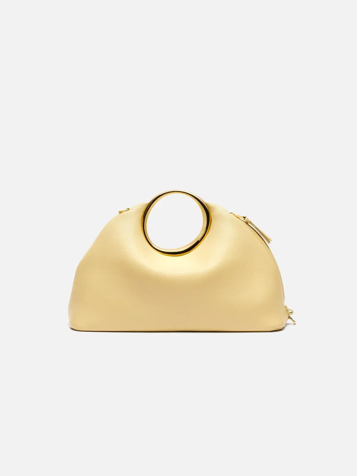 Jacquemus The Calino Nappa Leather Handbag Pale Yellow