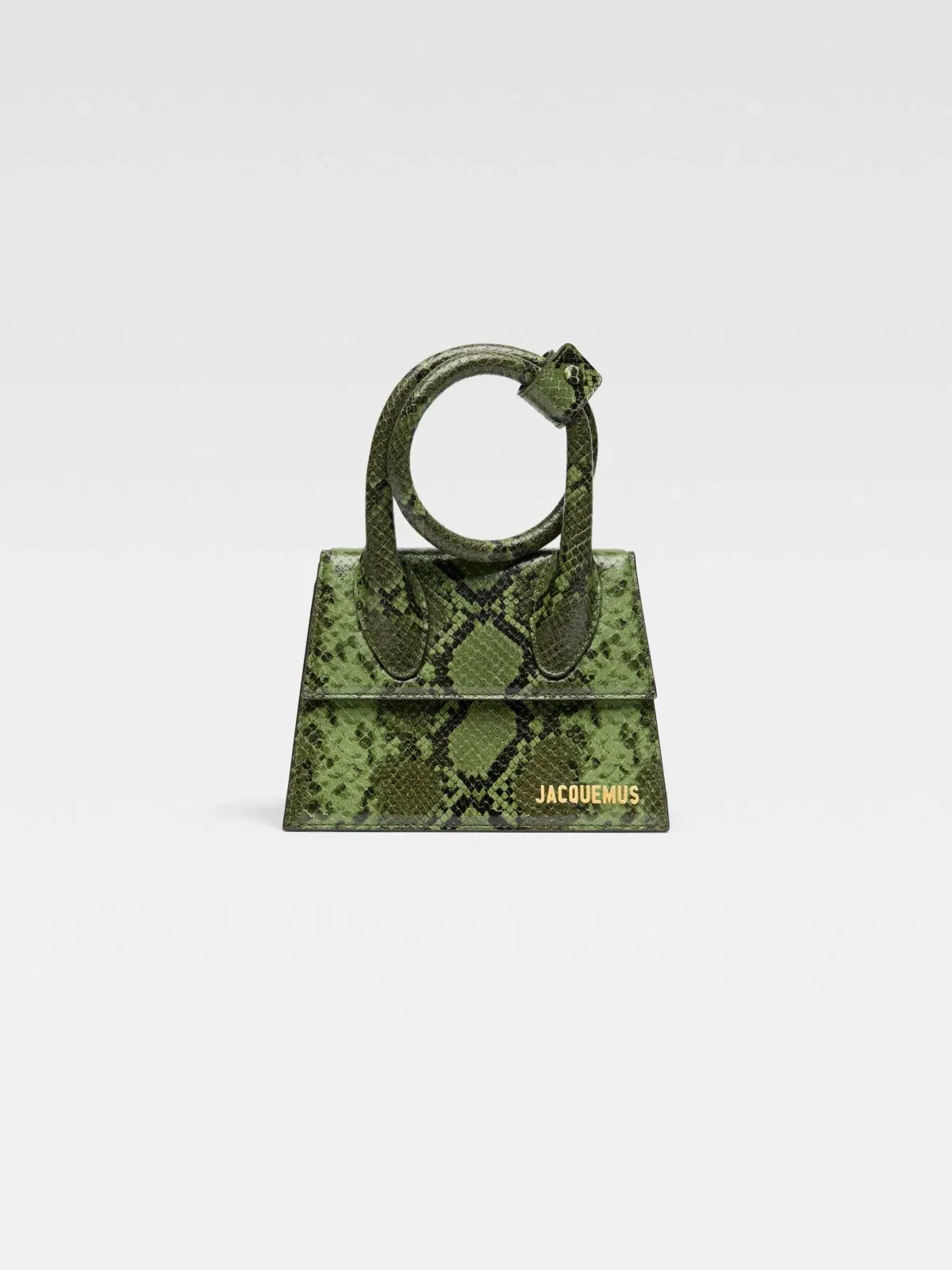 Jacquemus The Knot Chiquito Coiled Handbag Green