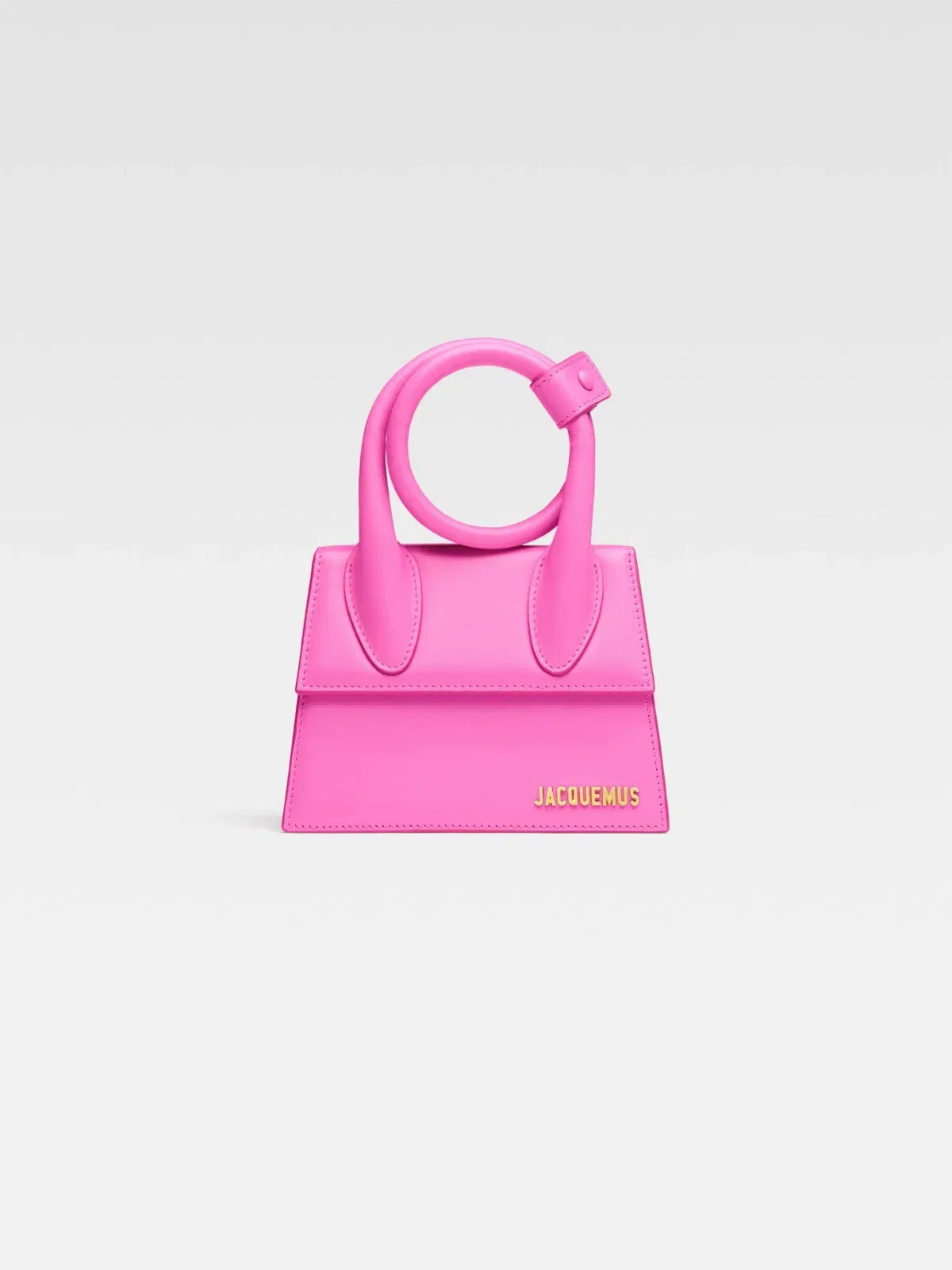 Jacquemus Le Chiquito Noeud Neon Pink