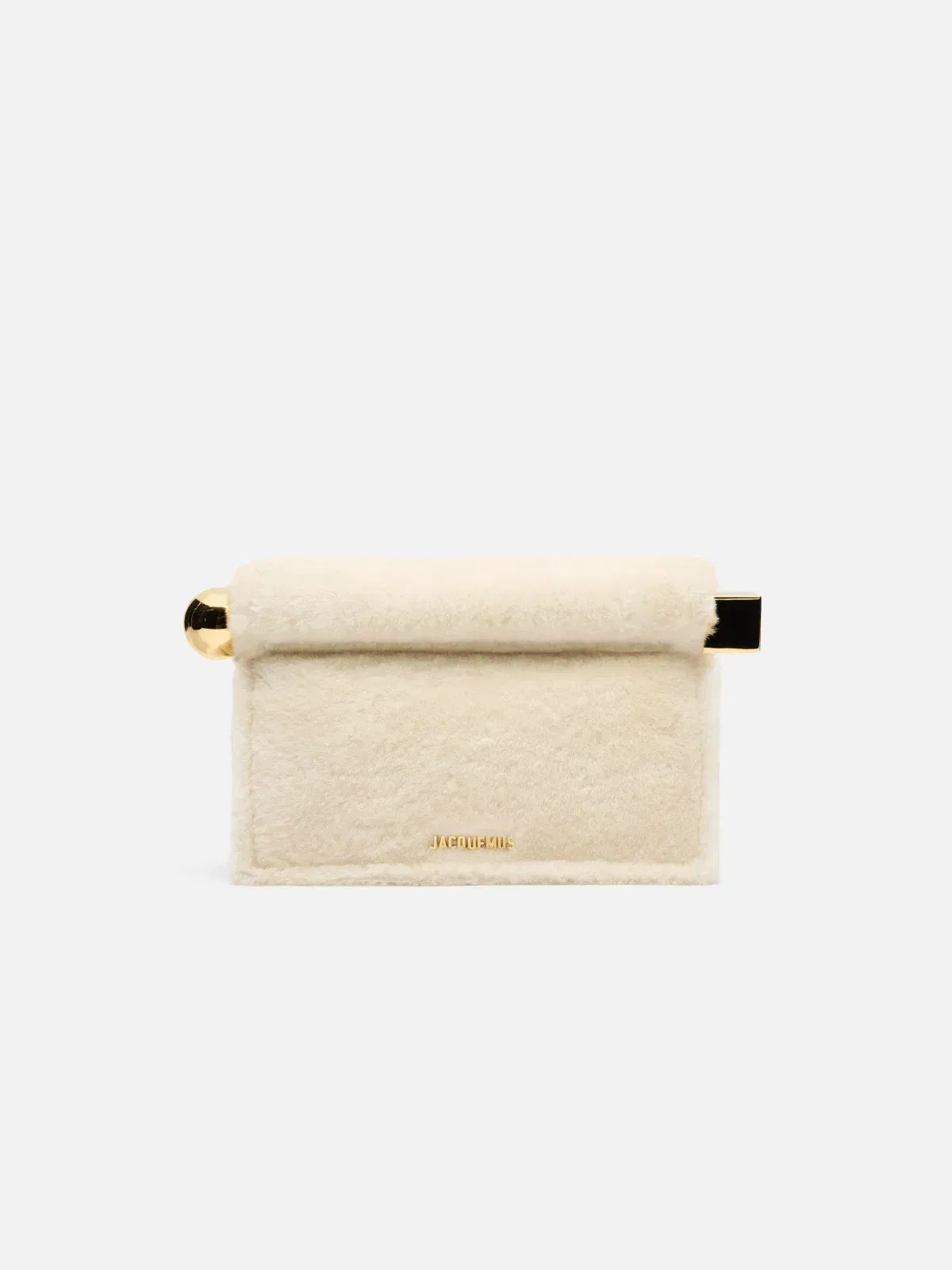 Jacquemus The Rond CarreClutch Take-Out Clutch Off-White