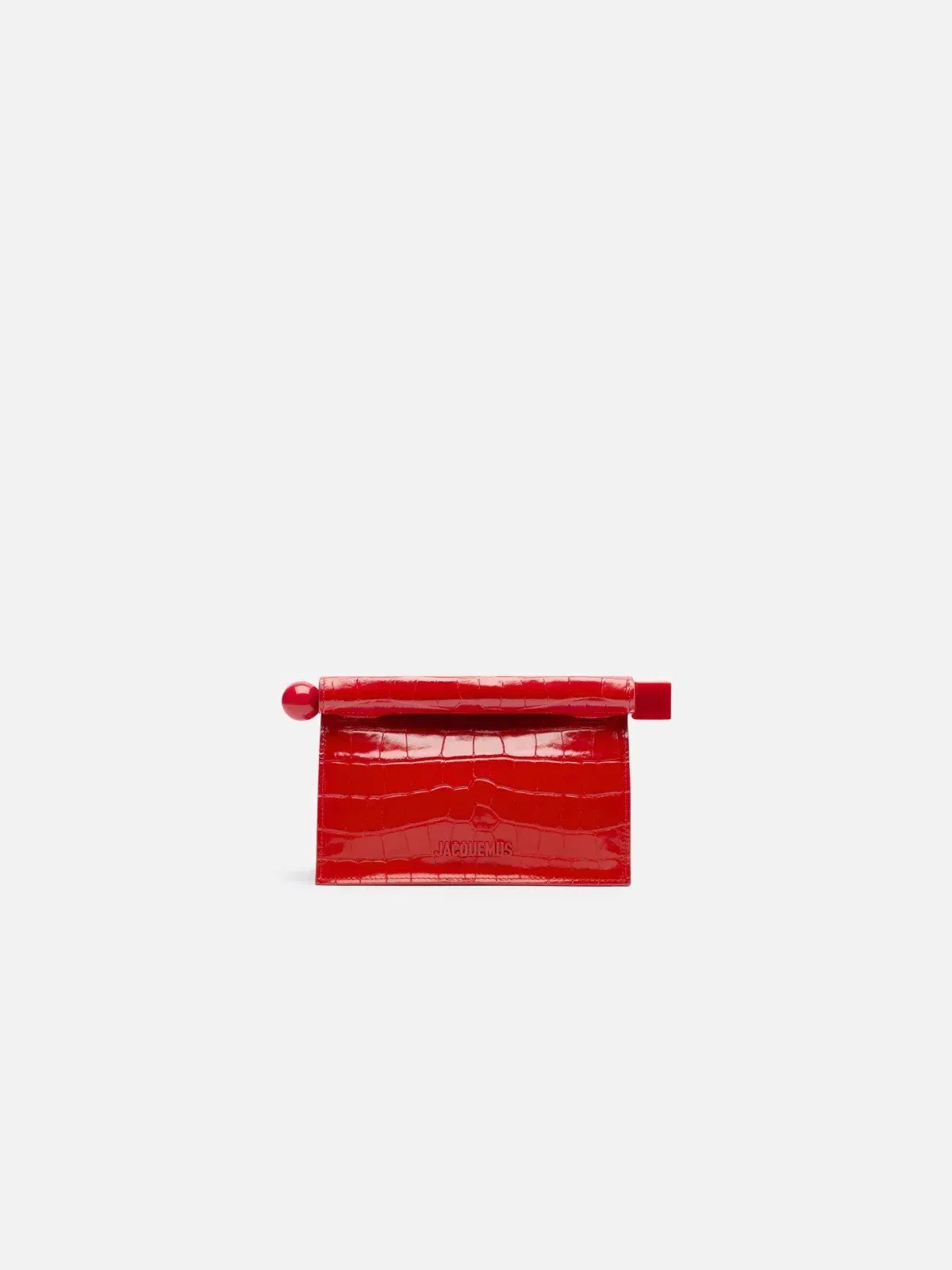 Jacquemus La Petite Pochette Rond Carré Red