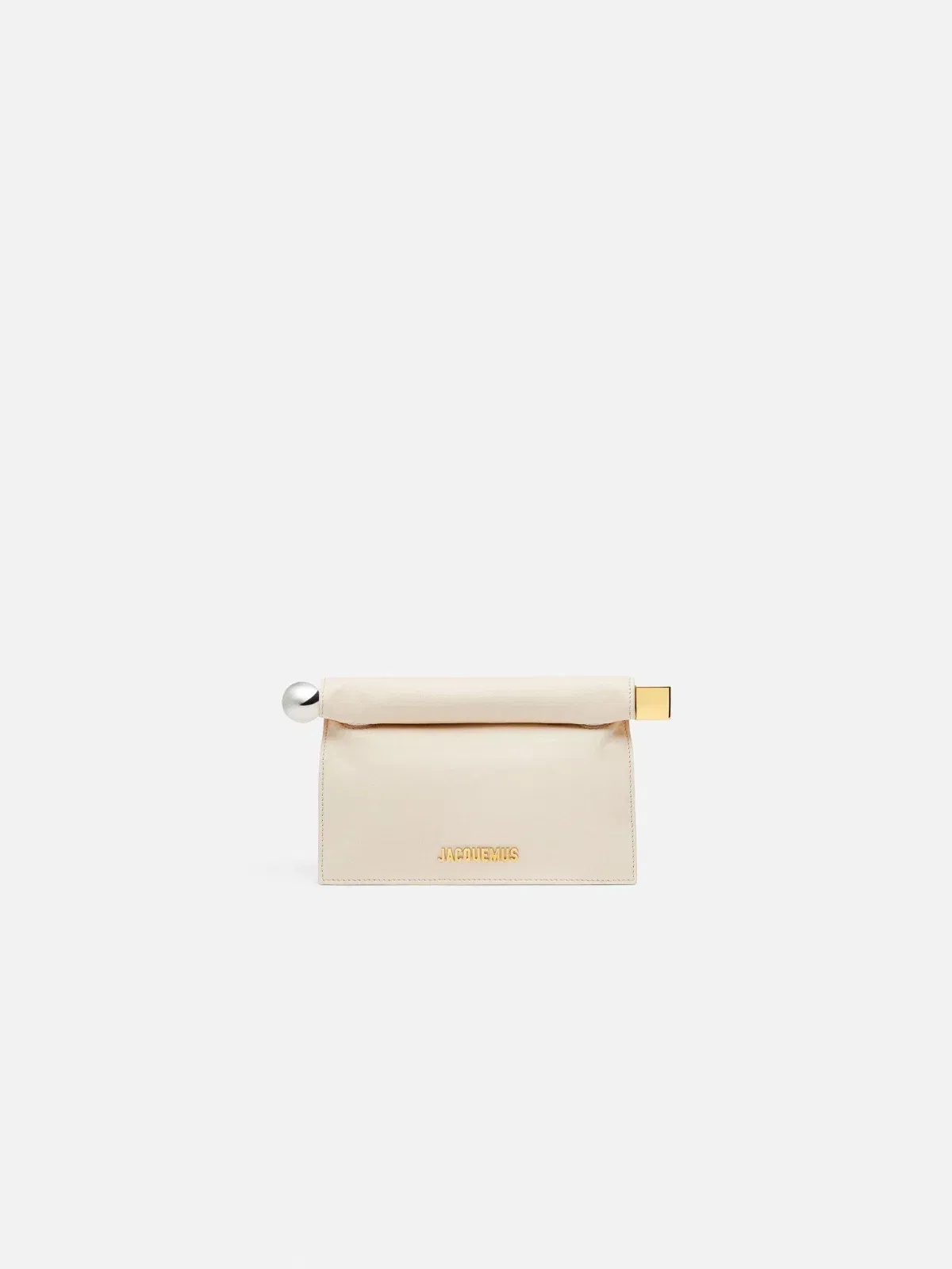 Jacquemus La Petite Pochette Rond C Light Ivory