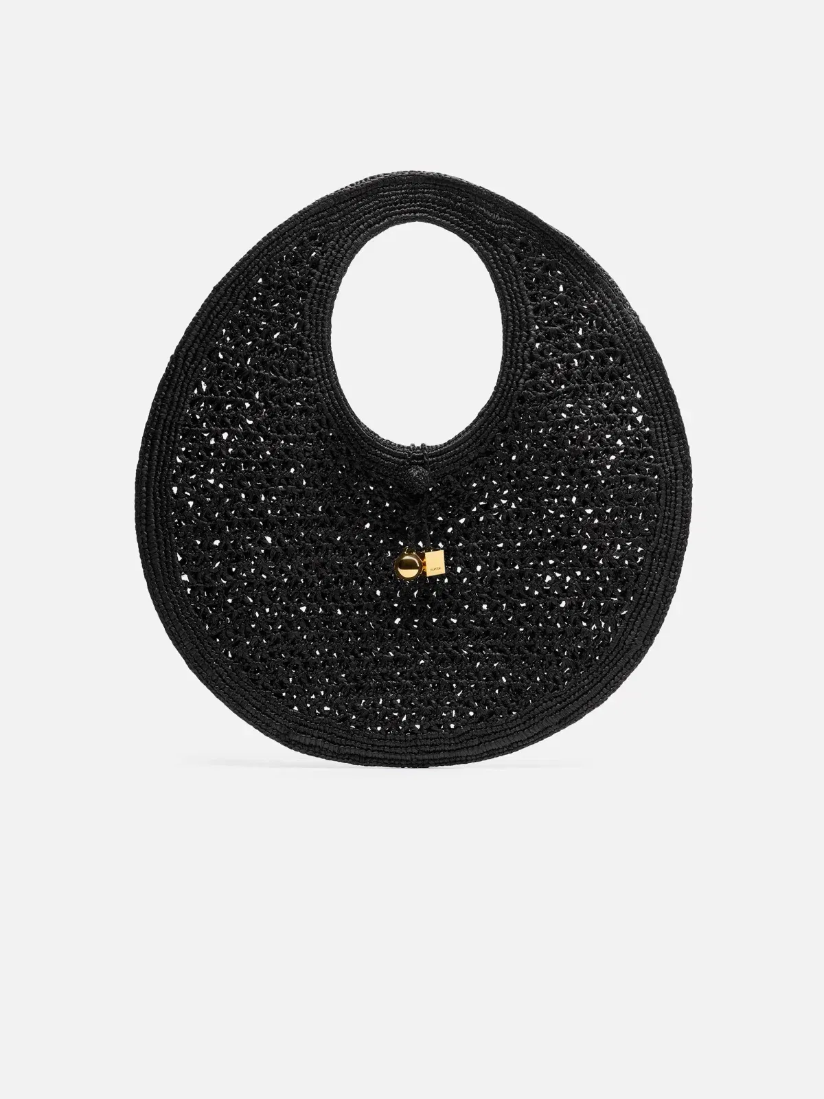 Jacquemus Spiaggia Round Bag Black