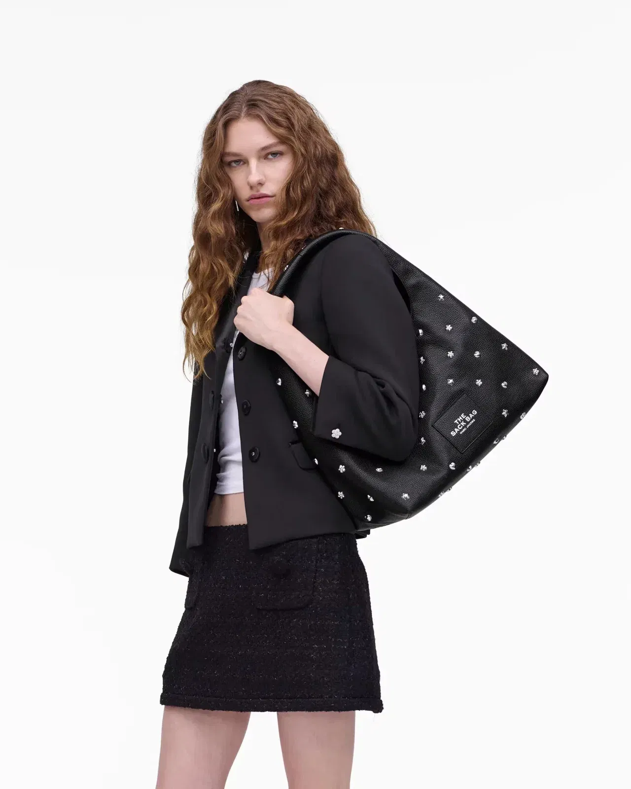 Marc Jacobs Marc Jacobs The Mini Icon Stud Sack Bag Black Multi Black Multi