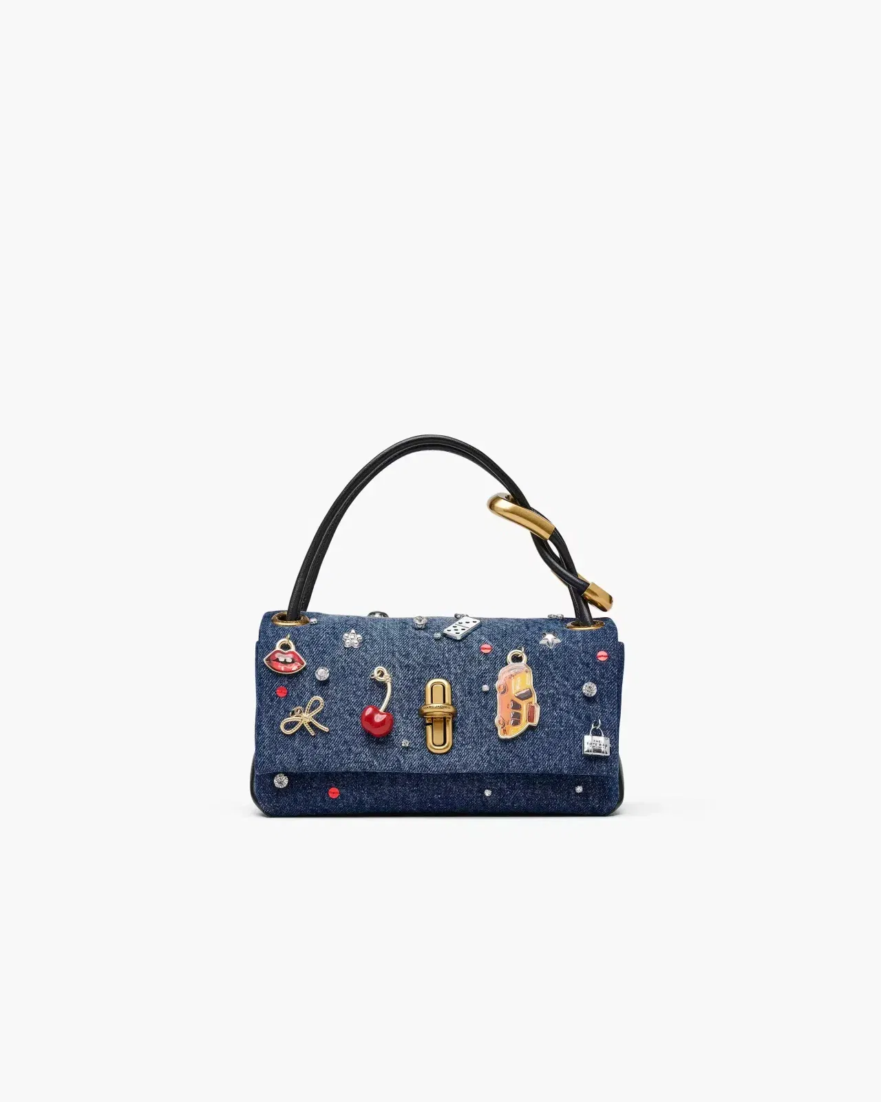 Marc Jacobs Marc Jacobs The Trinket Charm Denim Mini Dual Bag Medium Wash Multi Medium Wash Multi
