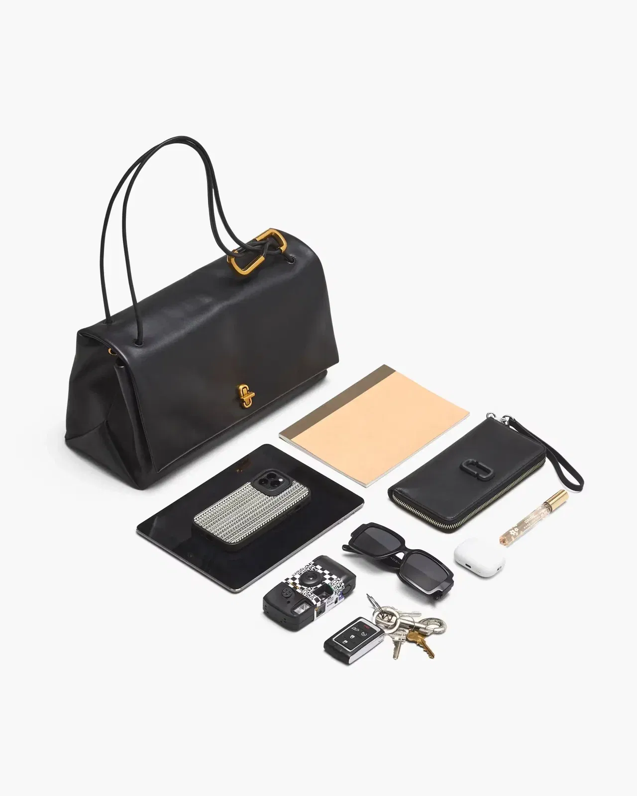 Marc Jacobs Marc Jacobs The Large Dual Bag Black Black