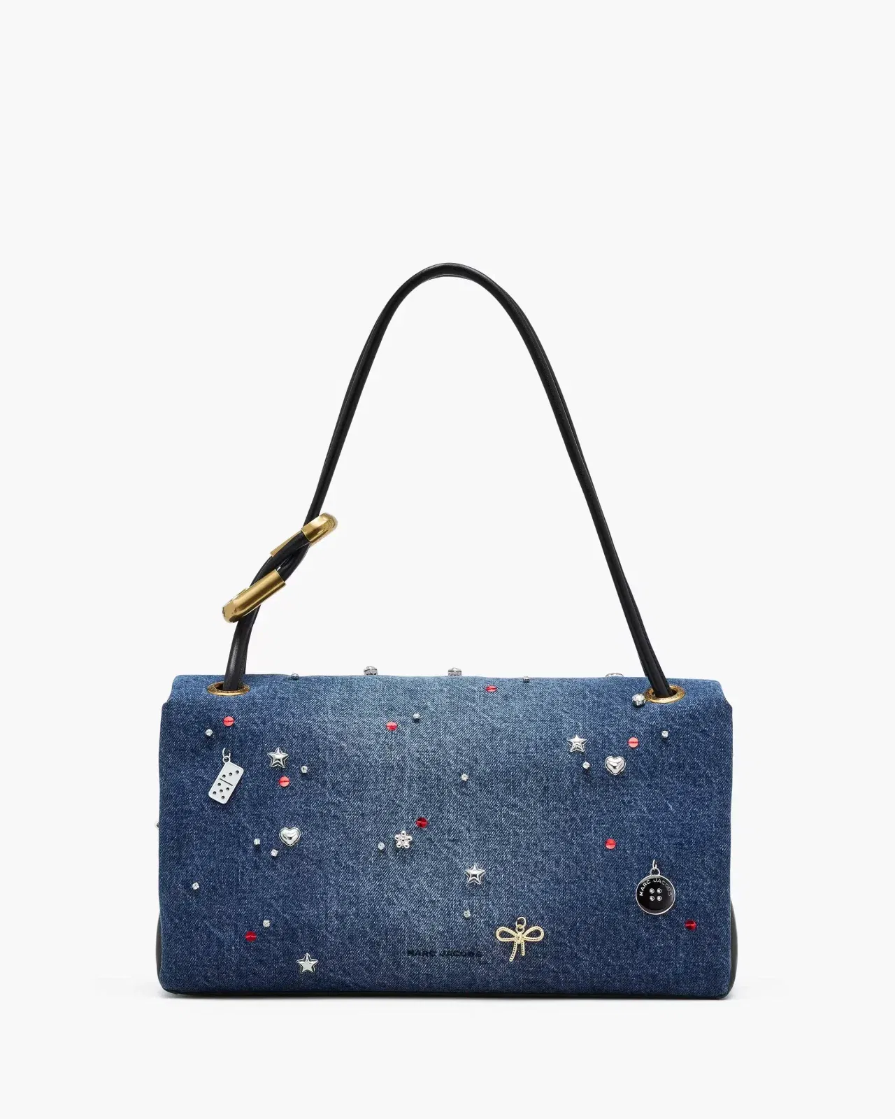 Marc Jacobs Marc Jacobs The Trinket Charm Denim Large Dual Bag Medium Wash Multi Medium Wash Multi