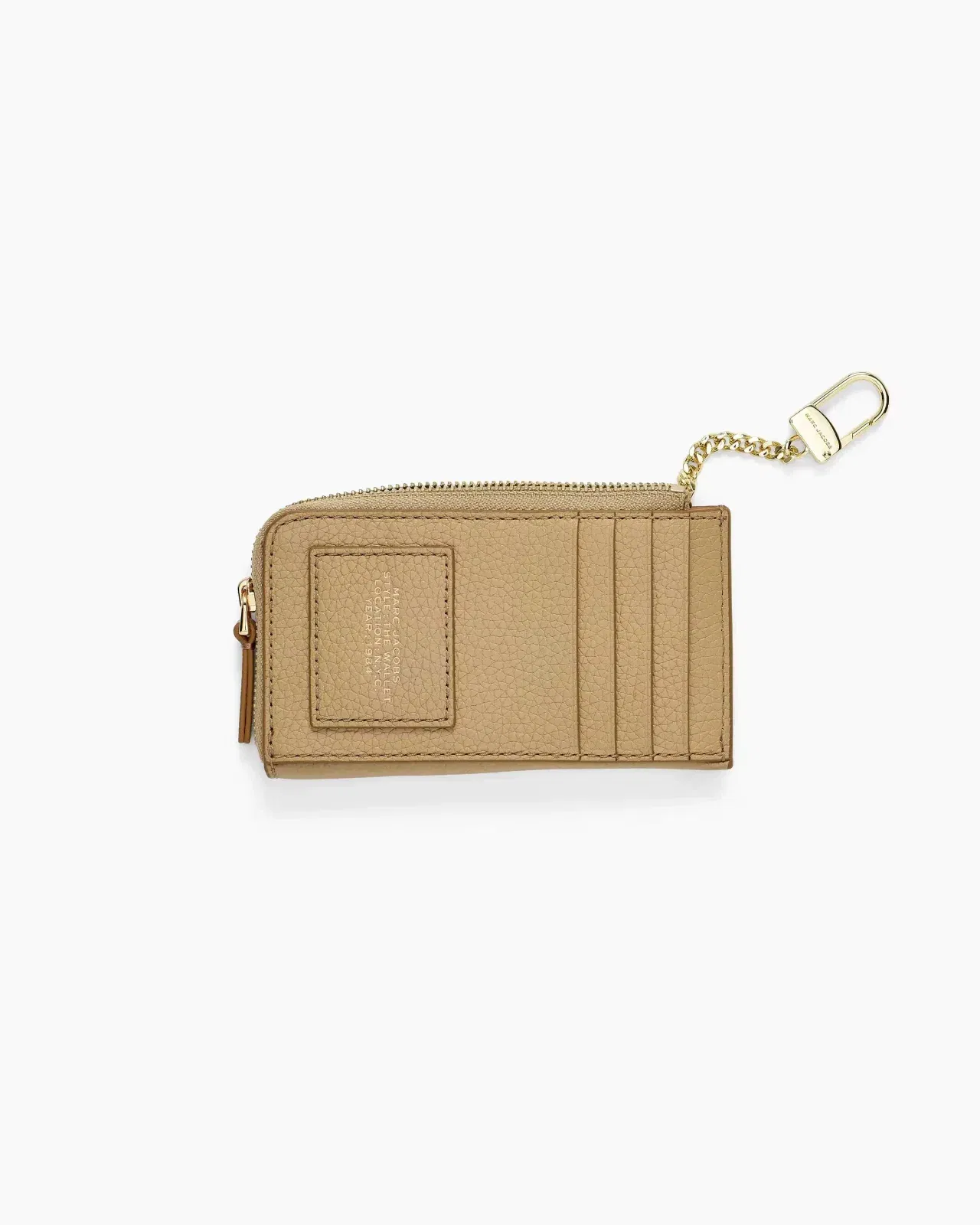 Marc Jacobs Marc Jacobs The Leather Top Zip Multi Wallet Camel Camel