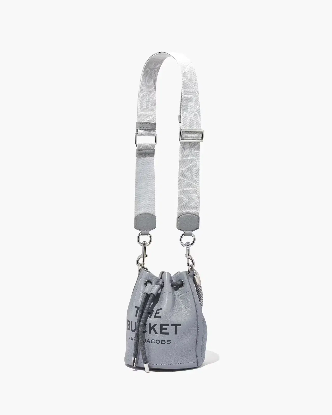 Marc Jacobs Marc Jacobs The Outline Logo Webbing Strap Wolf Grey Multi Wolf Grey Multi