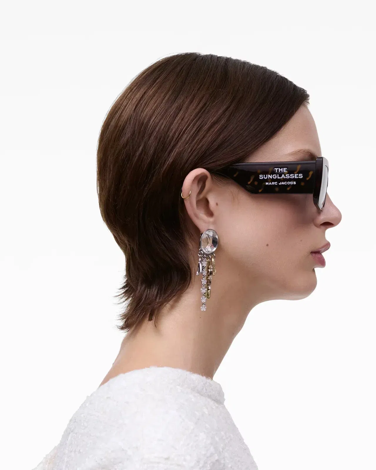 Marc Jacobs Marc Jacobs The Rectangle Sunglasses Havana Havana