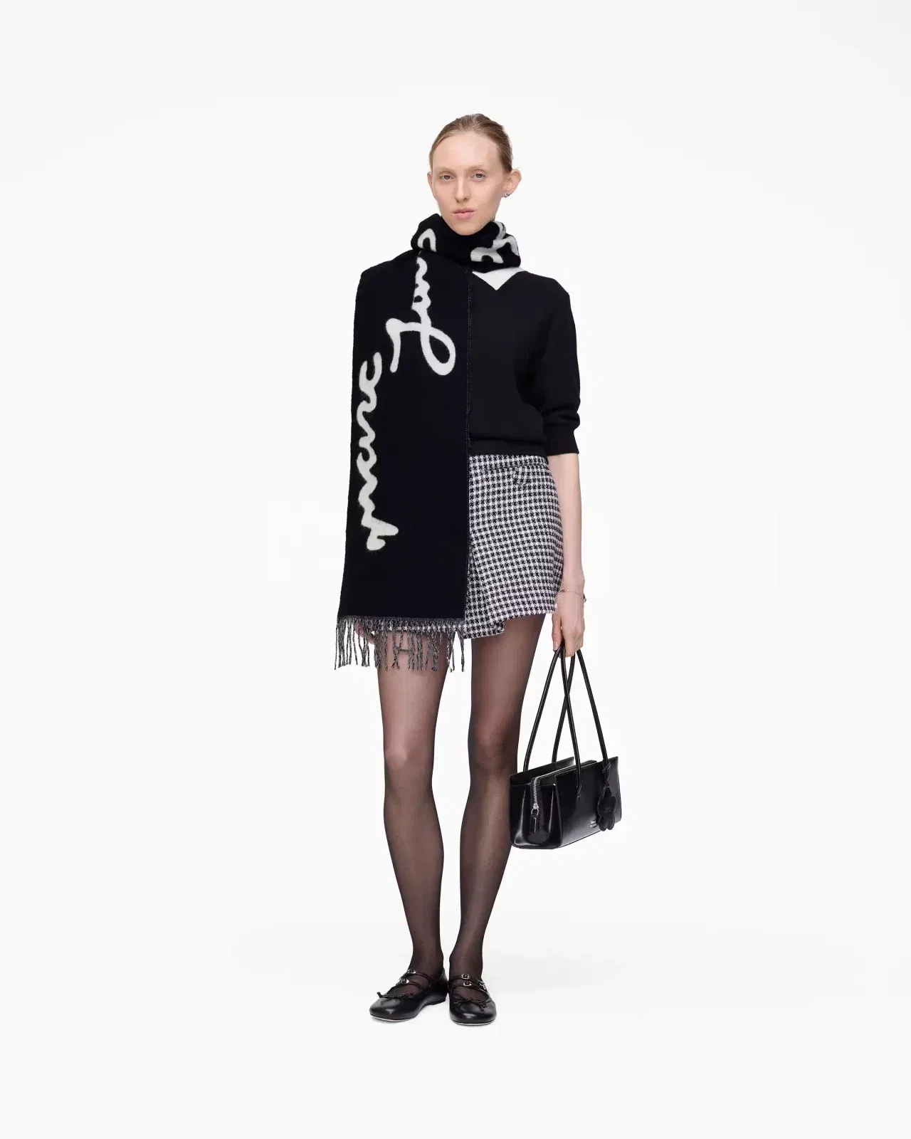 Marc Jacobs Marc Jacobs Marc Is Joy Scarf Black Black