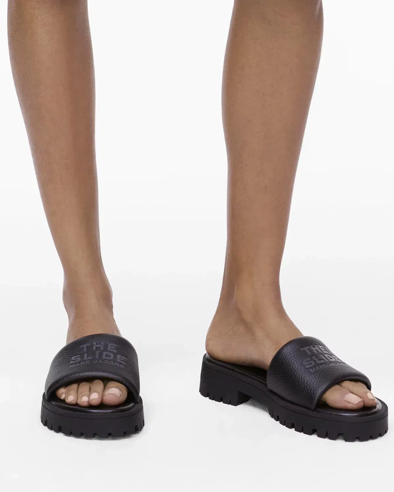 Marc Jacobs Marc Jacobs The Lug Sole Slide Black Black