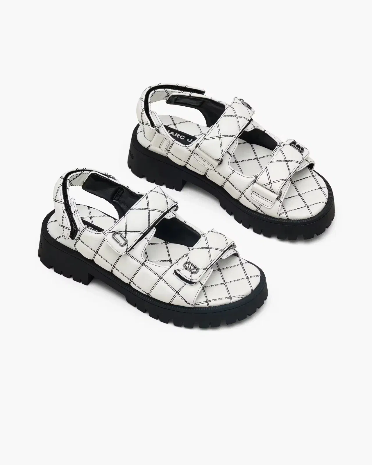 Marc Jacobs Marc Jacobs The Quilted Sunny Sandal White White