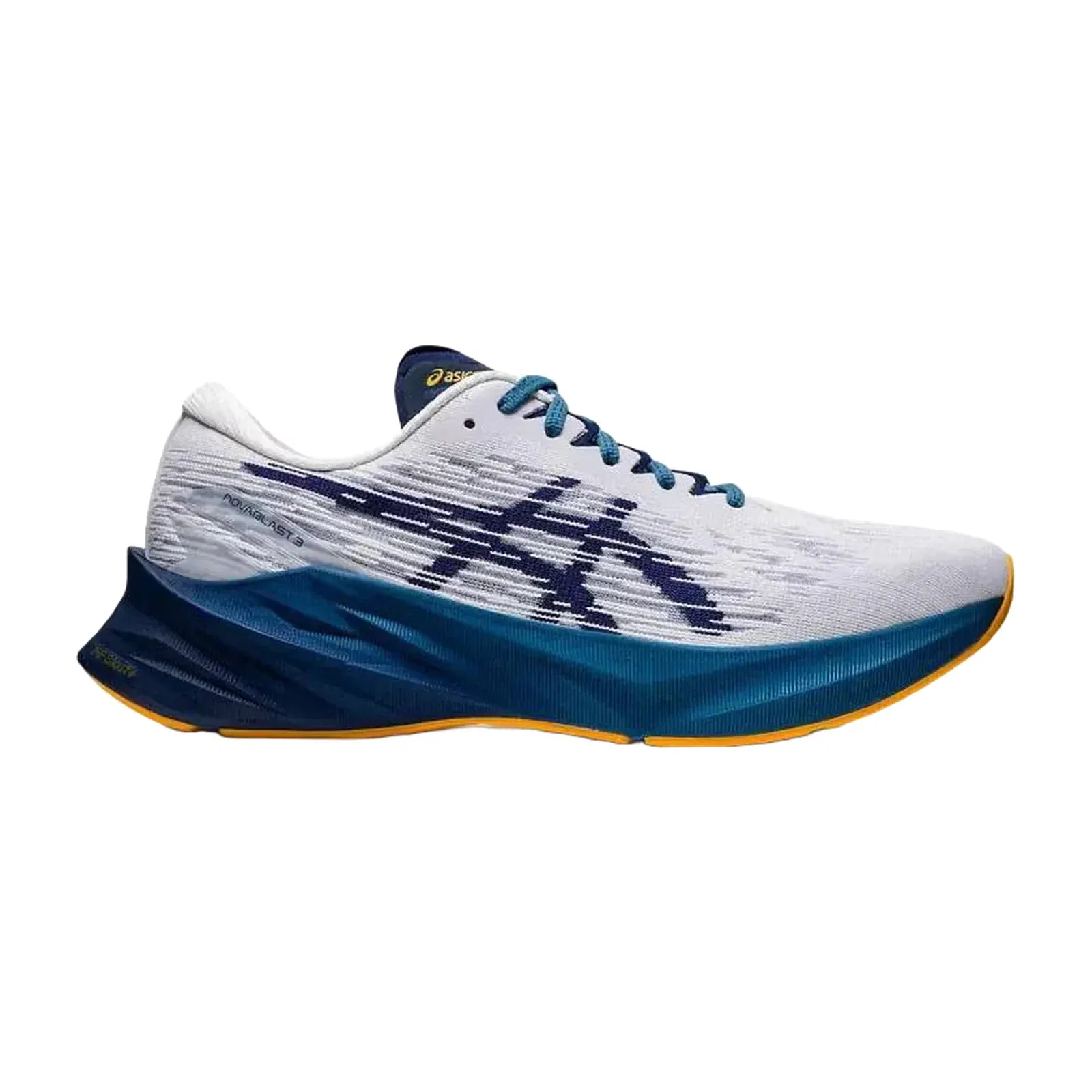 Asics Novablast 3 White/Deep Ocean