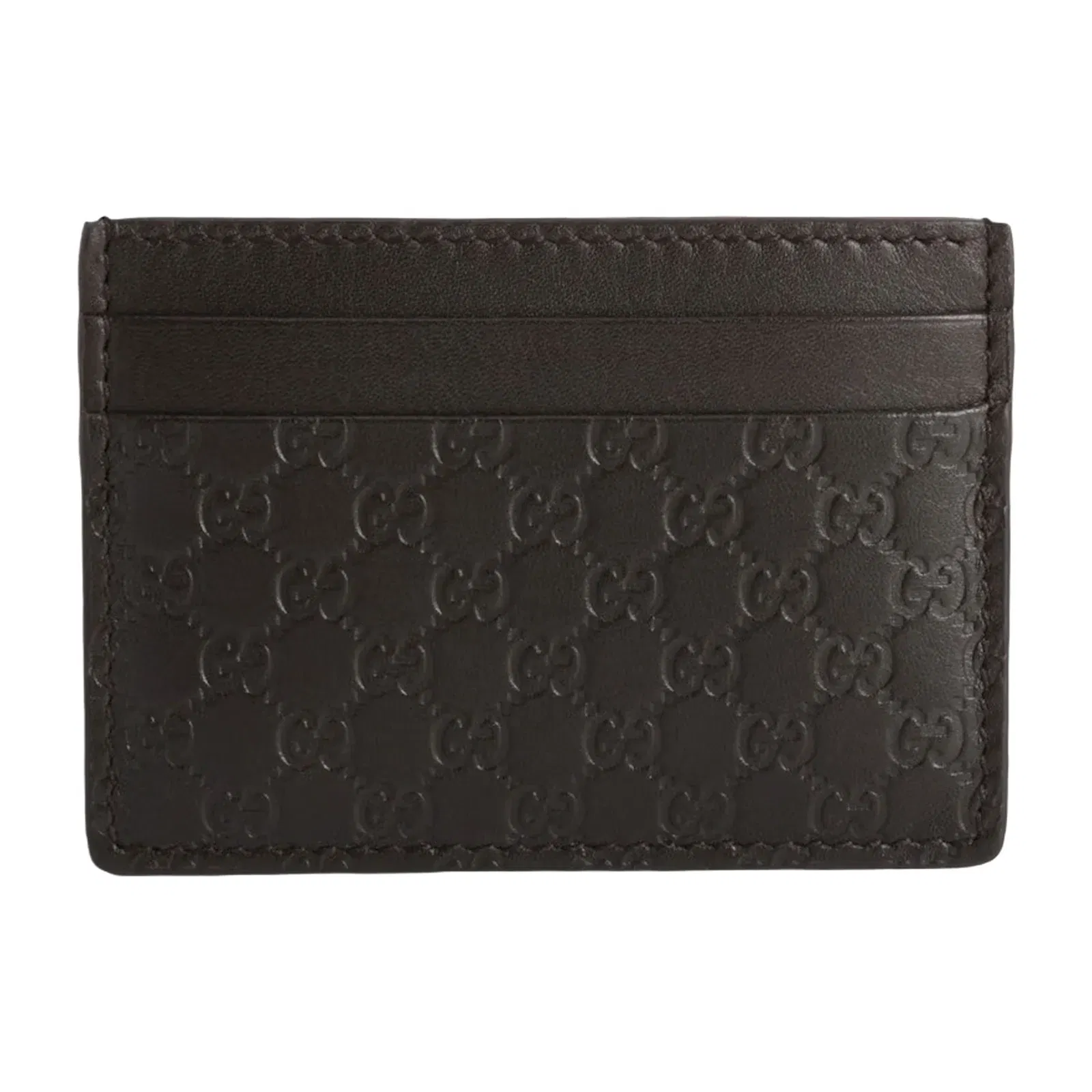 Gucci Card Case Microguccissima Black
