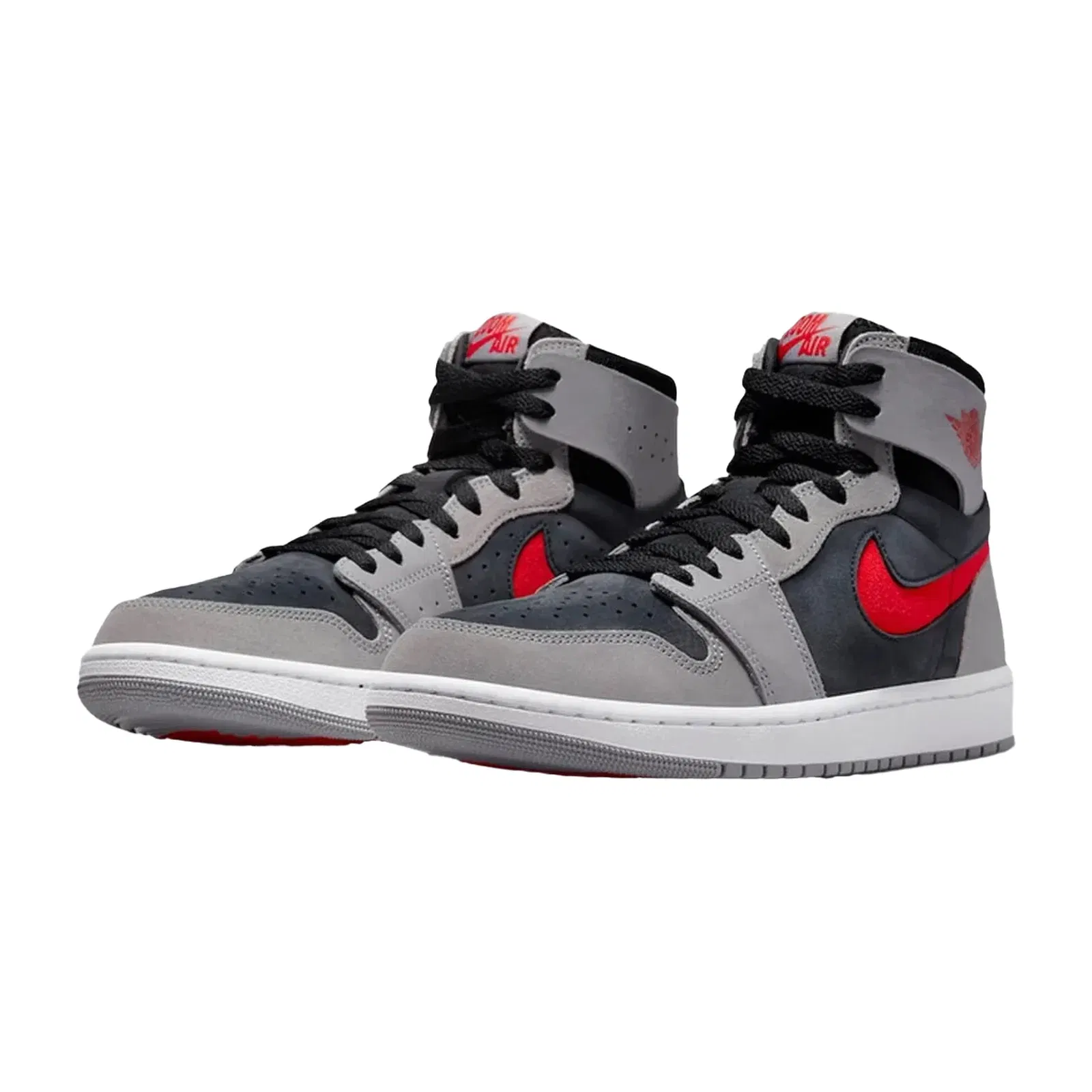 Air Jordan 1 High Zoom Comfort Black Fire Red Cement Grey