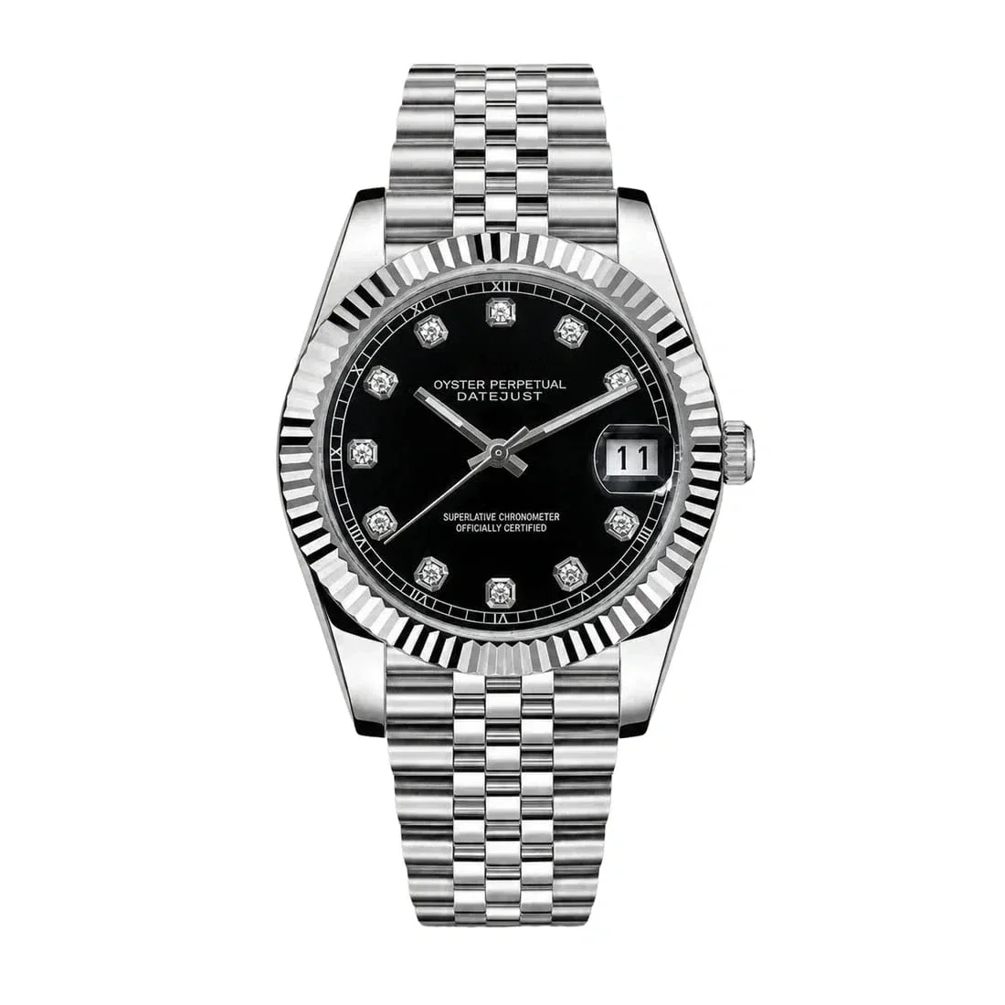 SEIKO Datejust Black Diamond Dial
