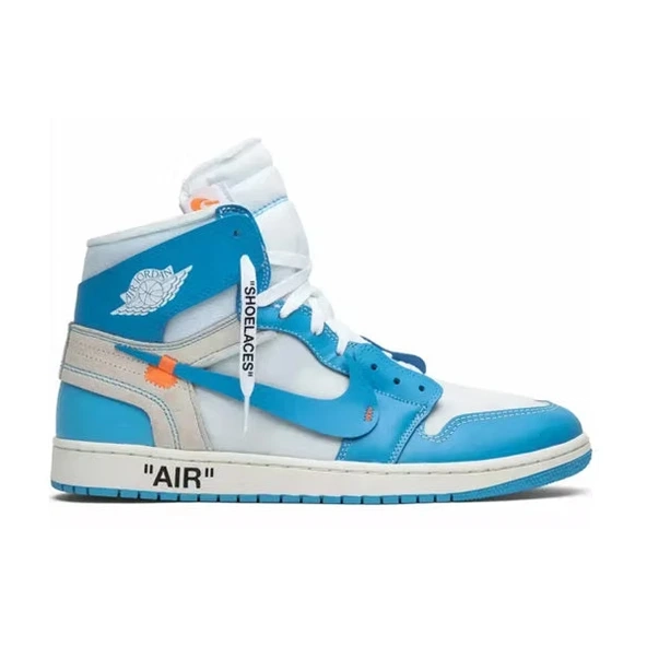 Air Jordan Off - White x Air Jordan 1 Retro High OG UNC / University Blue