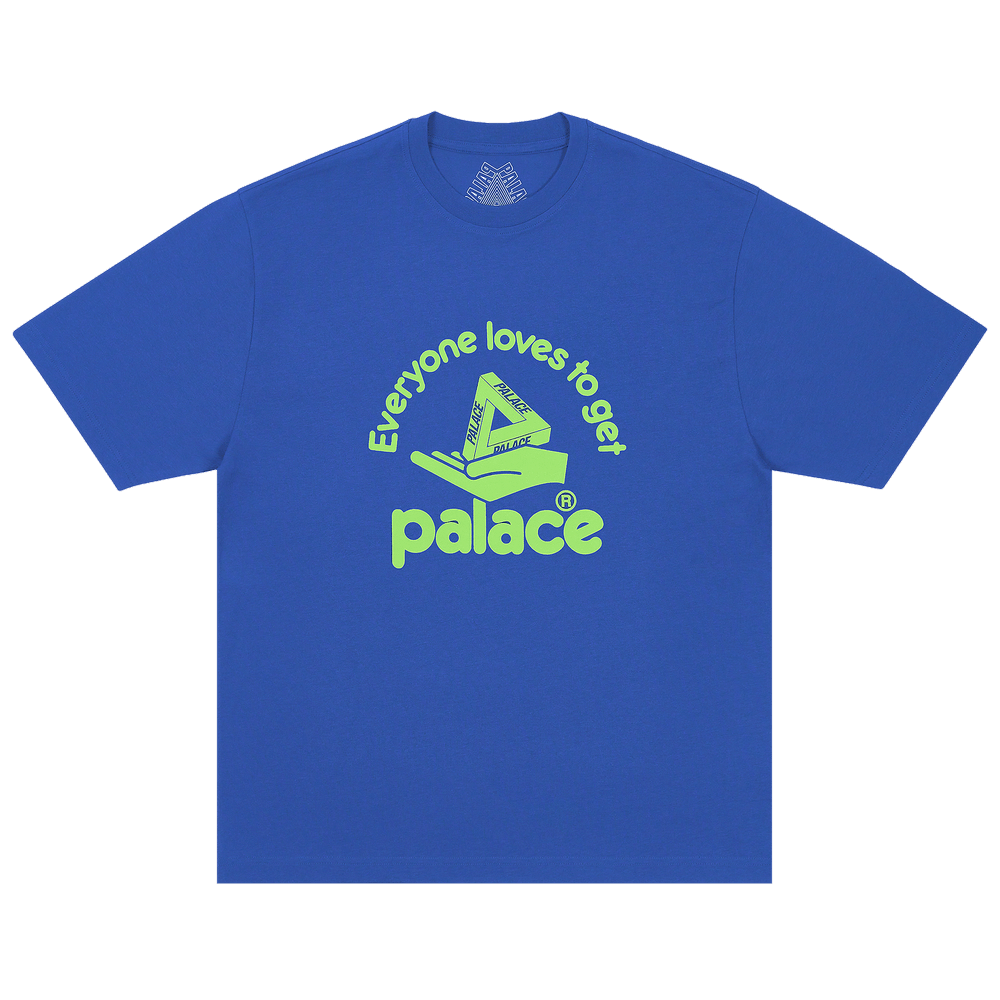 Palace Hand Out T-Shirt Blue Berry