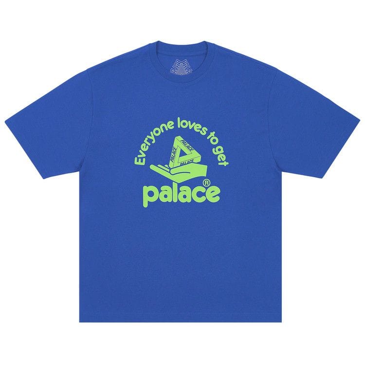 Palace Hand Out T-Shirt Blue Berry