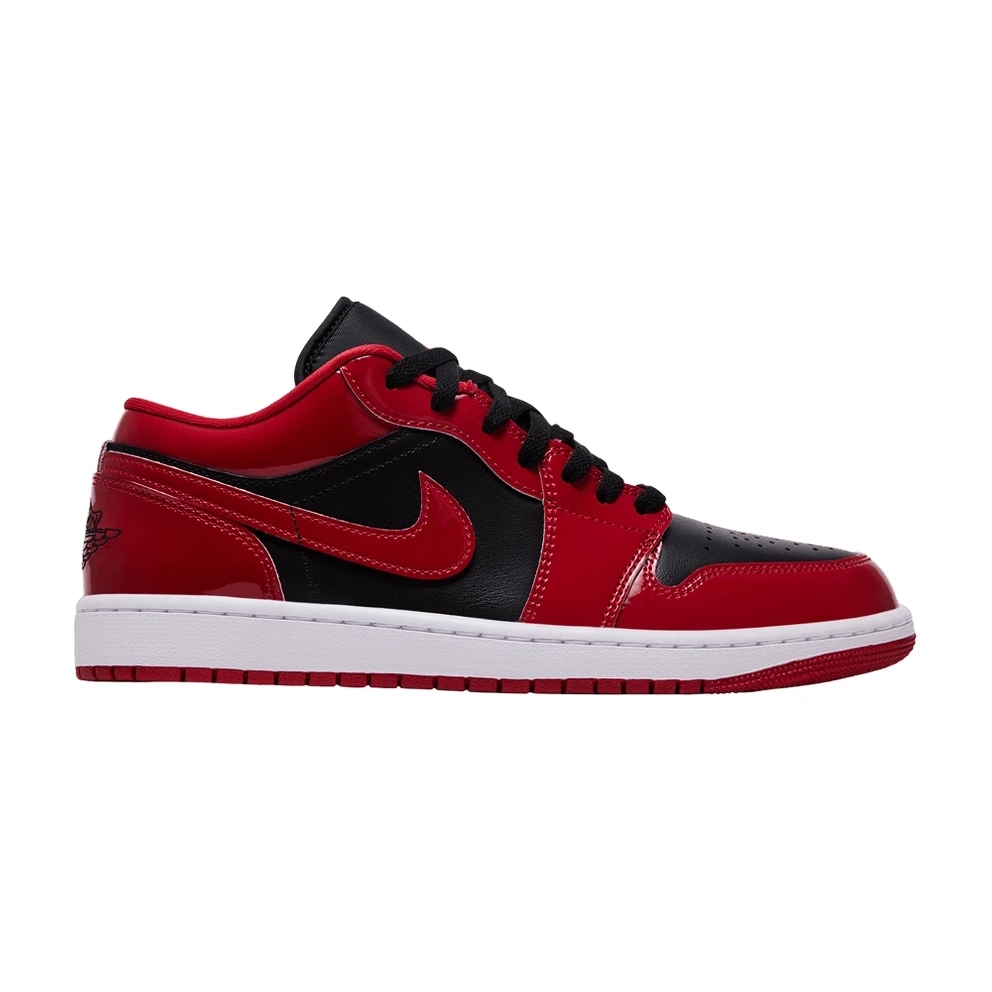 Air Jordan 1 Low Patent Varsity Red Black