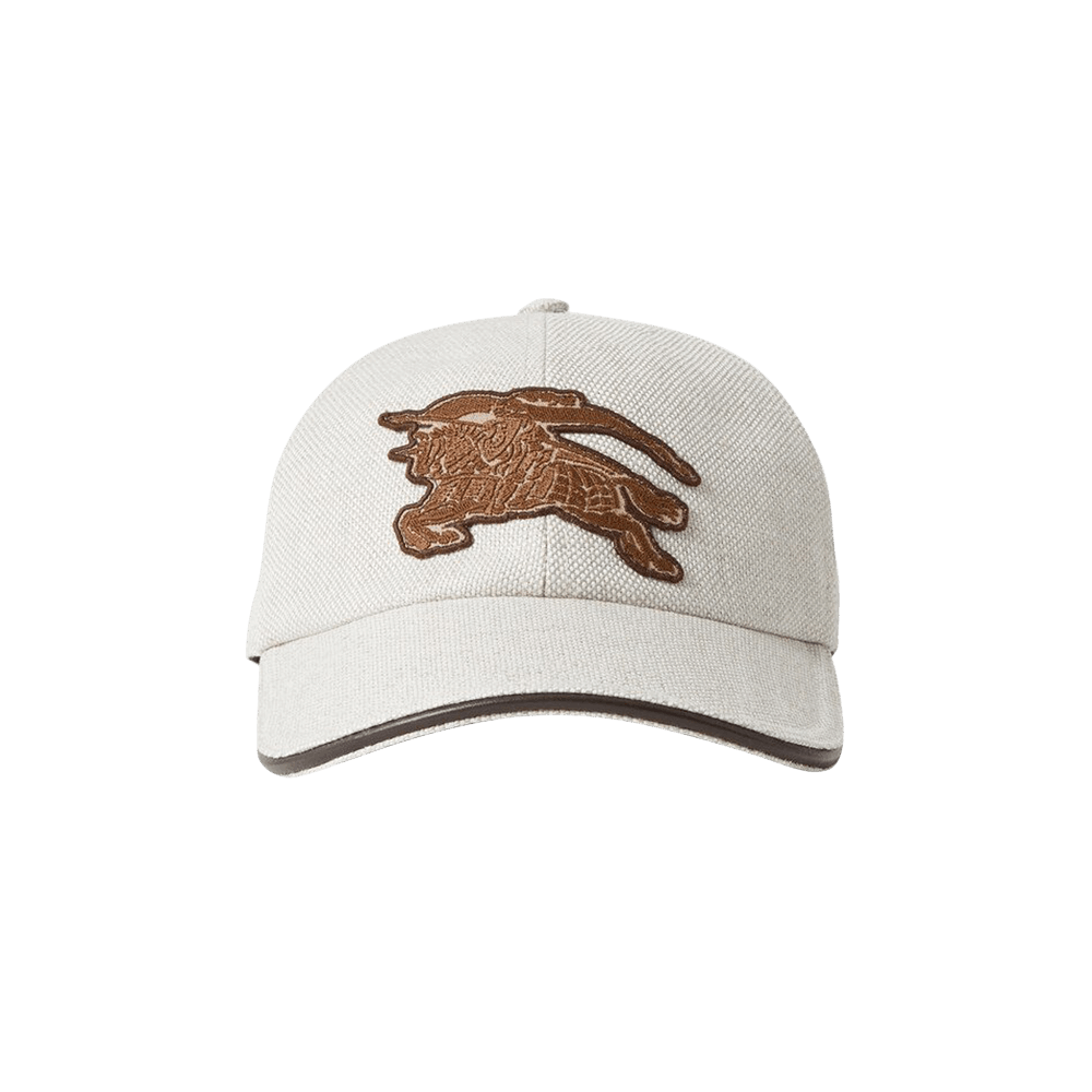 Burberry Logo Embroidered Baseball Cap Archive Beige