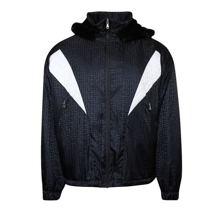 Balmain Monogram Track Jacket Noir