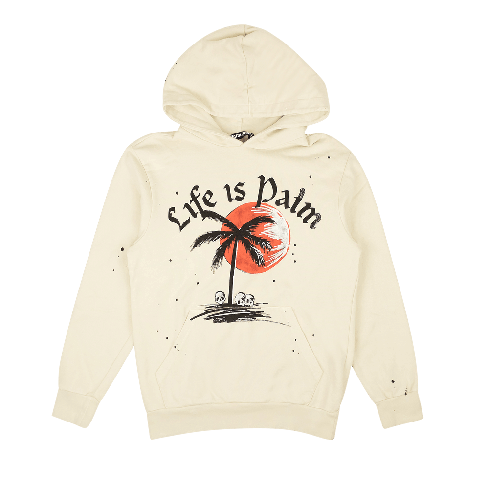 Palm Angels GD Sunset Palm Hoody Off White