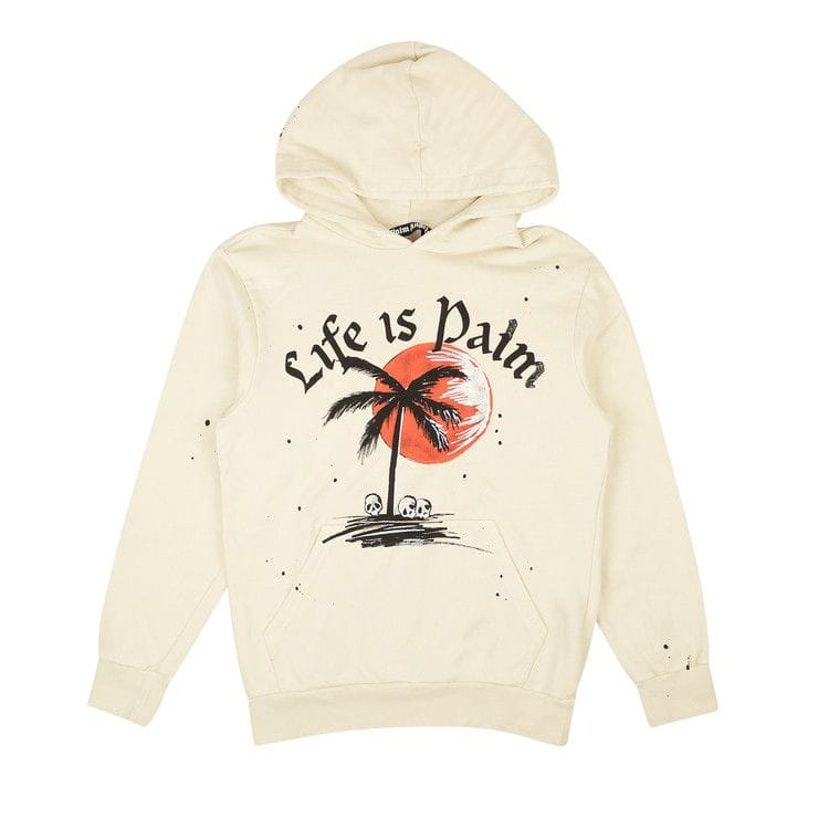 Palm Angels GD Sunset Palm Hoody Off White