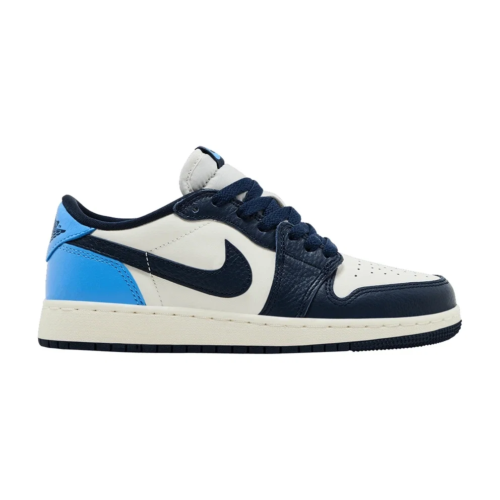 Air Jordan 1 Retro Low OG GS Obsidian UNC