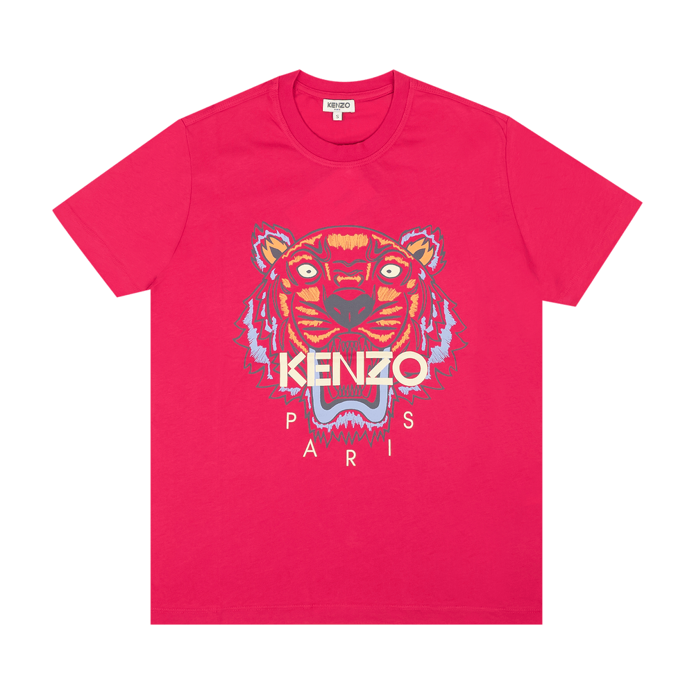 Kenzo Classic Tiger Shorts-Sleeve T-Shirt Pink