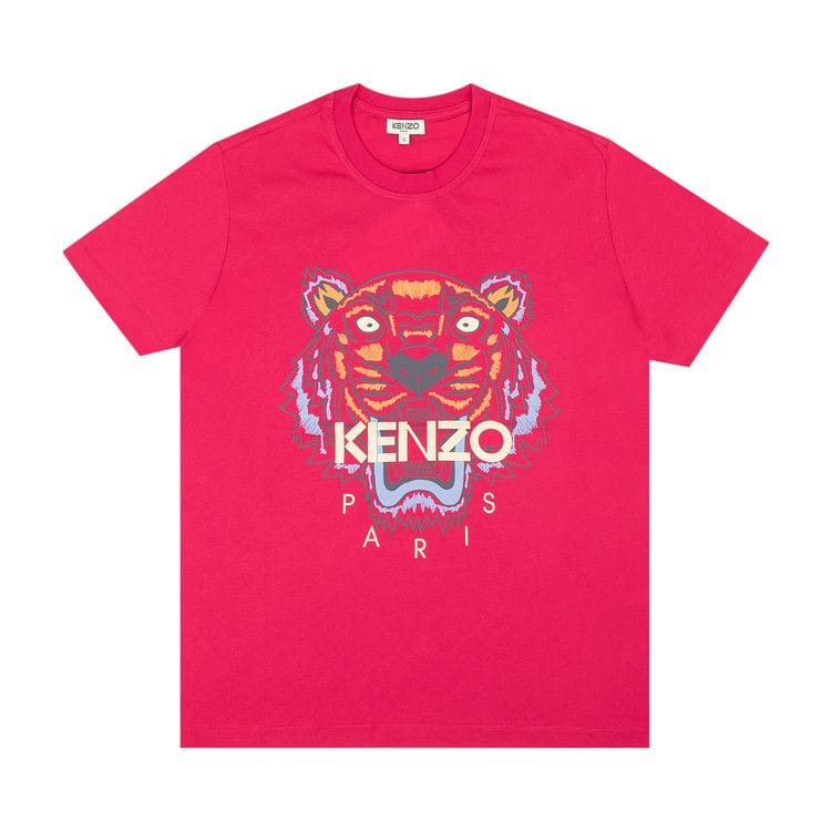 Kenzo Classic Tiger Shorts-Sleeve T-Shirt Pink